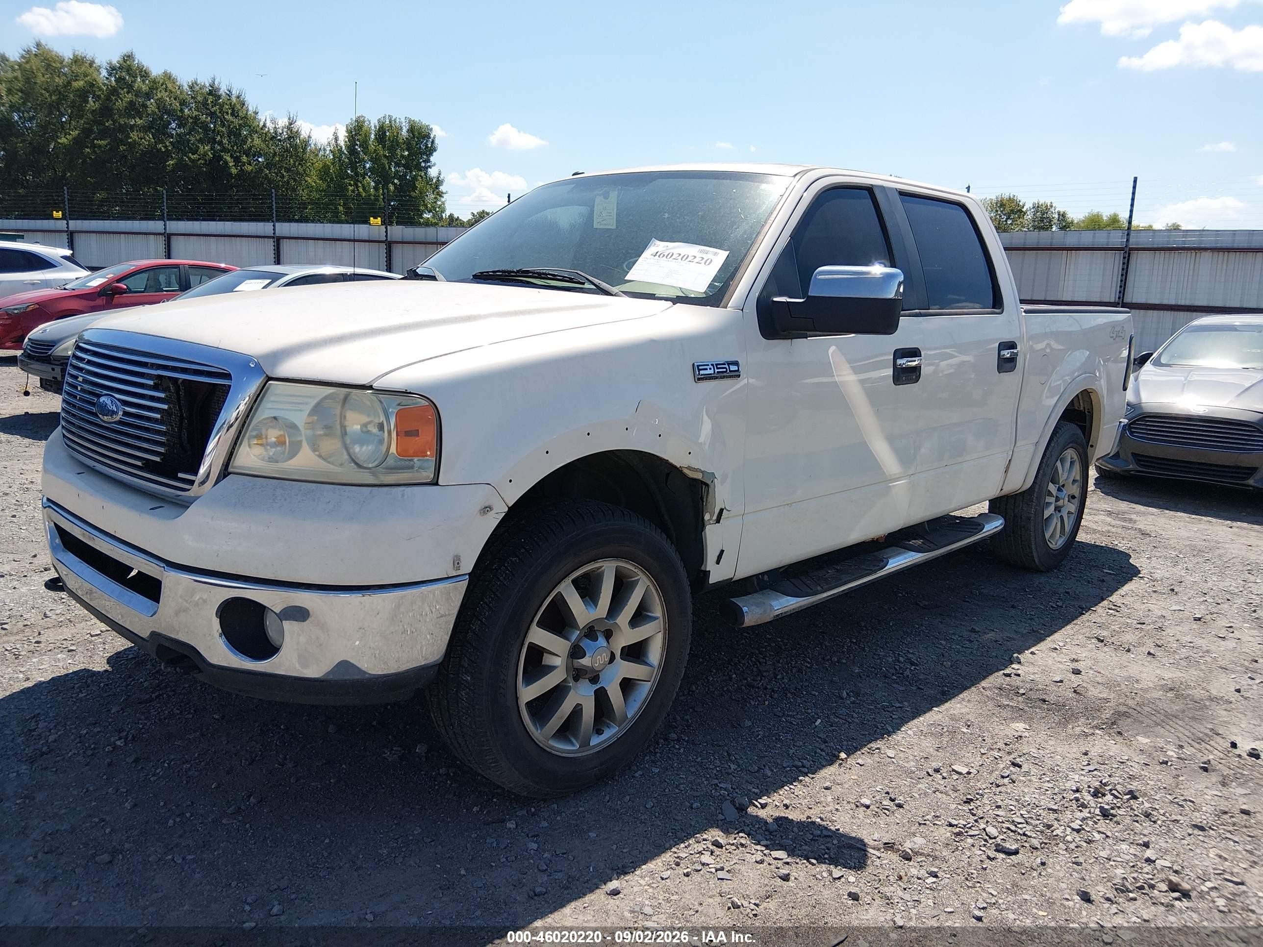 2008 Ford F-150 60th Anniversary/fx4/king Ranch/lariat/xlt Кремовый vin: 1FTPW14V08FA38443
