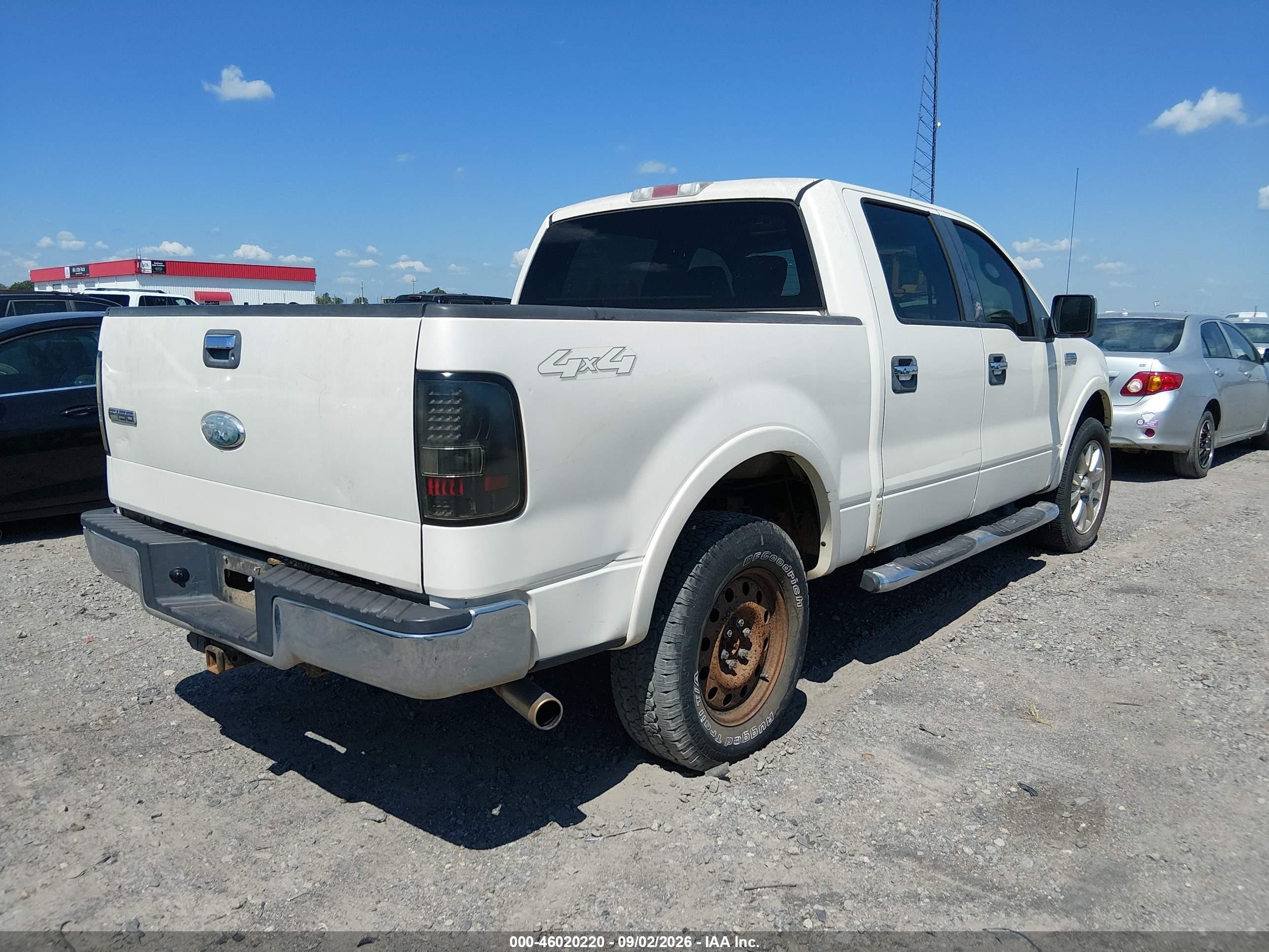 2008 Ford F-150 60th Anniversary/fx4/king Ranch/lariat/xlt Кремовый vin: 1FTPW14V08FA38443