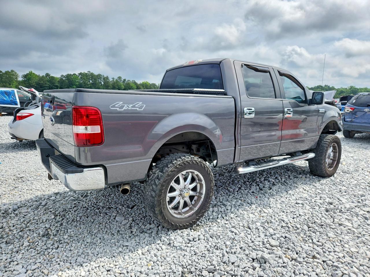 2008 Ford F150 Supercrew Gray vin: 1FTPW14V08FA45831