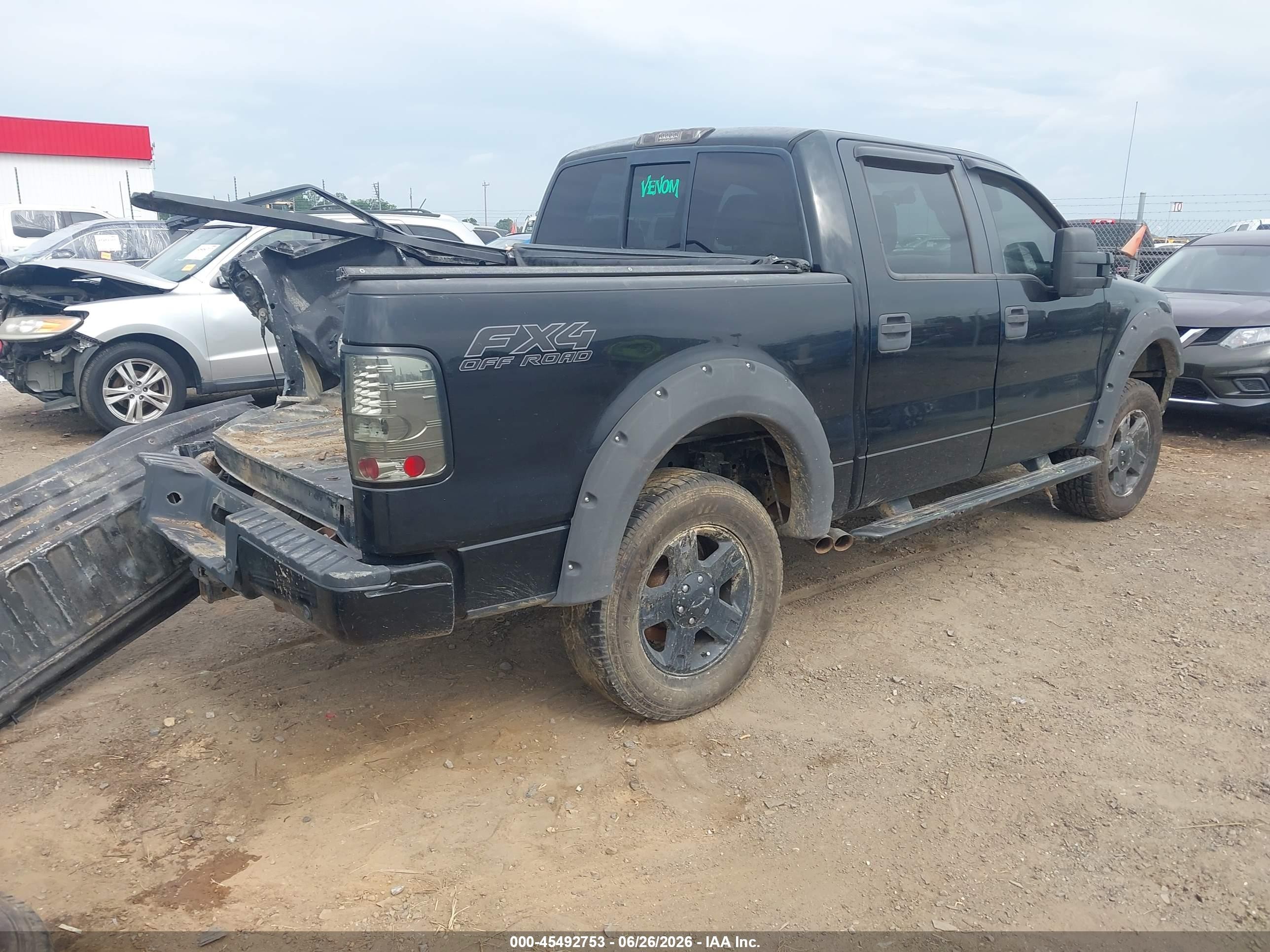 2008 Ford F-150 60th Anniversary/fx4/king Ranch/lariat/xlt Черный vin: 1FTPW14V08FA59079