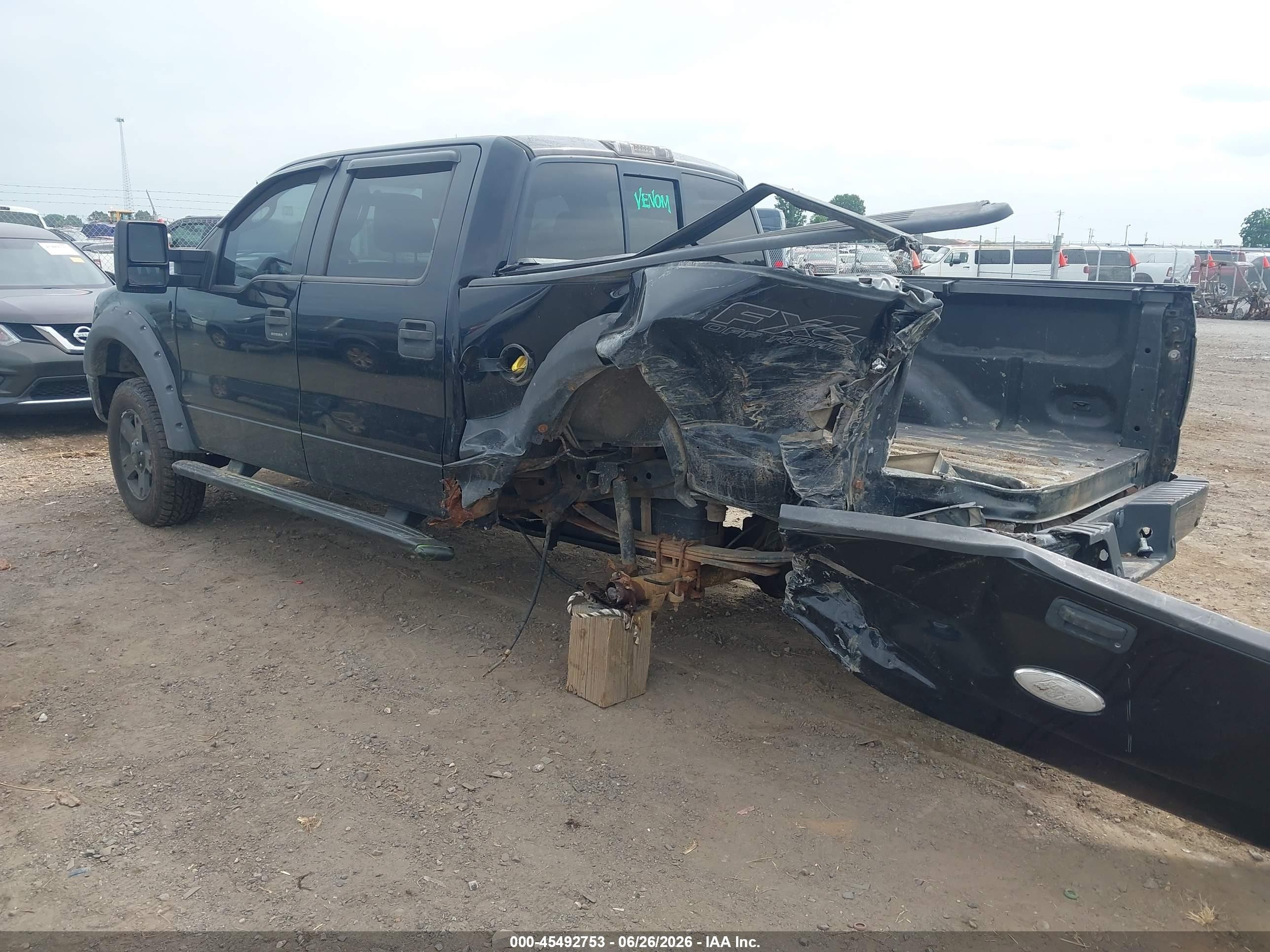 2008 Ford F-150 60th Anniversary/fx4/king Ranch/lariat/xlt Черный vin: 1FTPW14V08FA59079