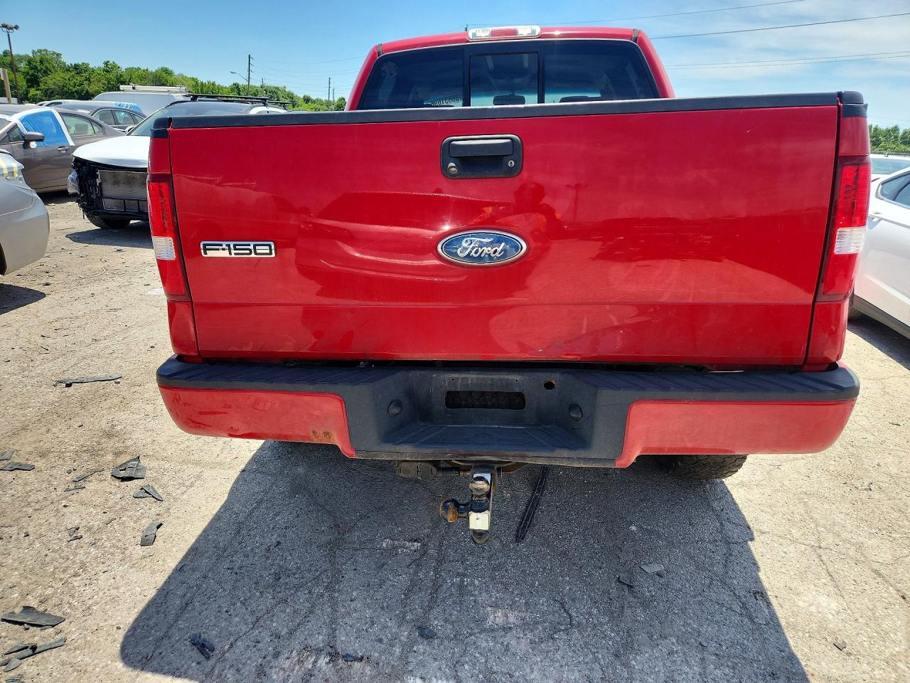 2008 Ford F150 Supercrew Red vin: 1FTPW14V08FA86086