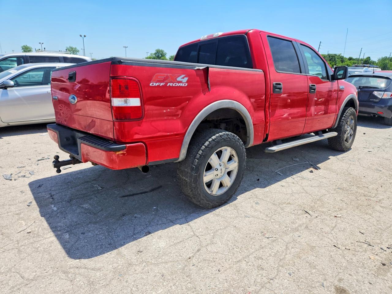 2008 Ford F150 Supercrew Red vin: 1FTPW14V08FA86086