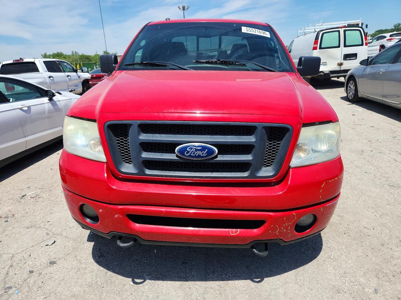 2008 Ford F150 Supercrew Red vin: 1FTPW14V08FA86086