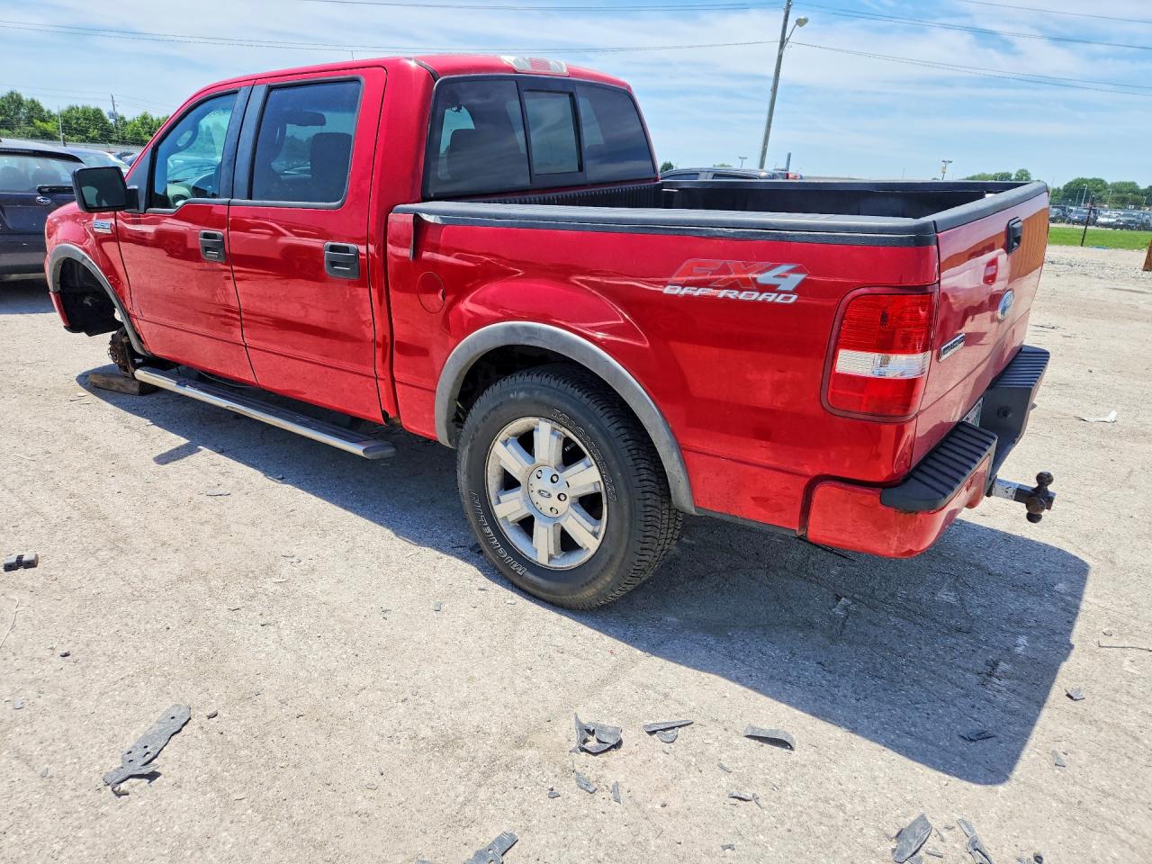 2008 Ford F150 Supercrew Red vin: 1FTPW14V08FA86086