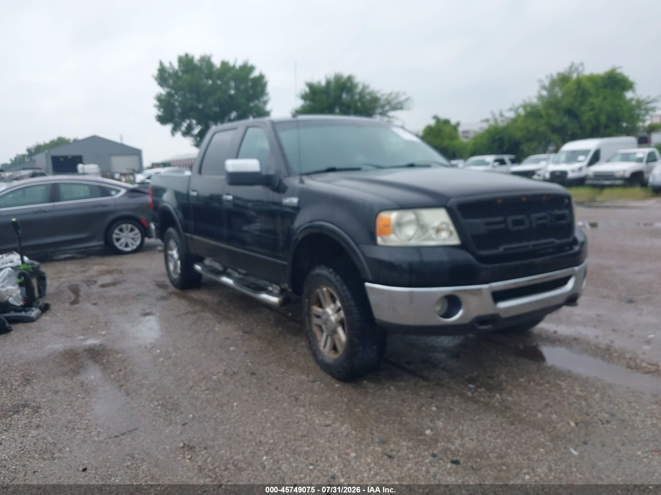 2008 Ford F-150   Black vin: 1FTPW14V08FA89862
