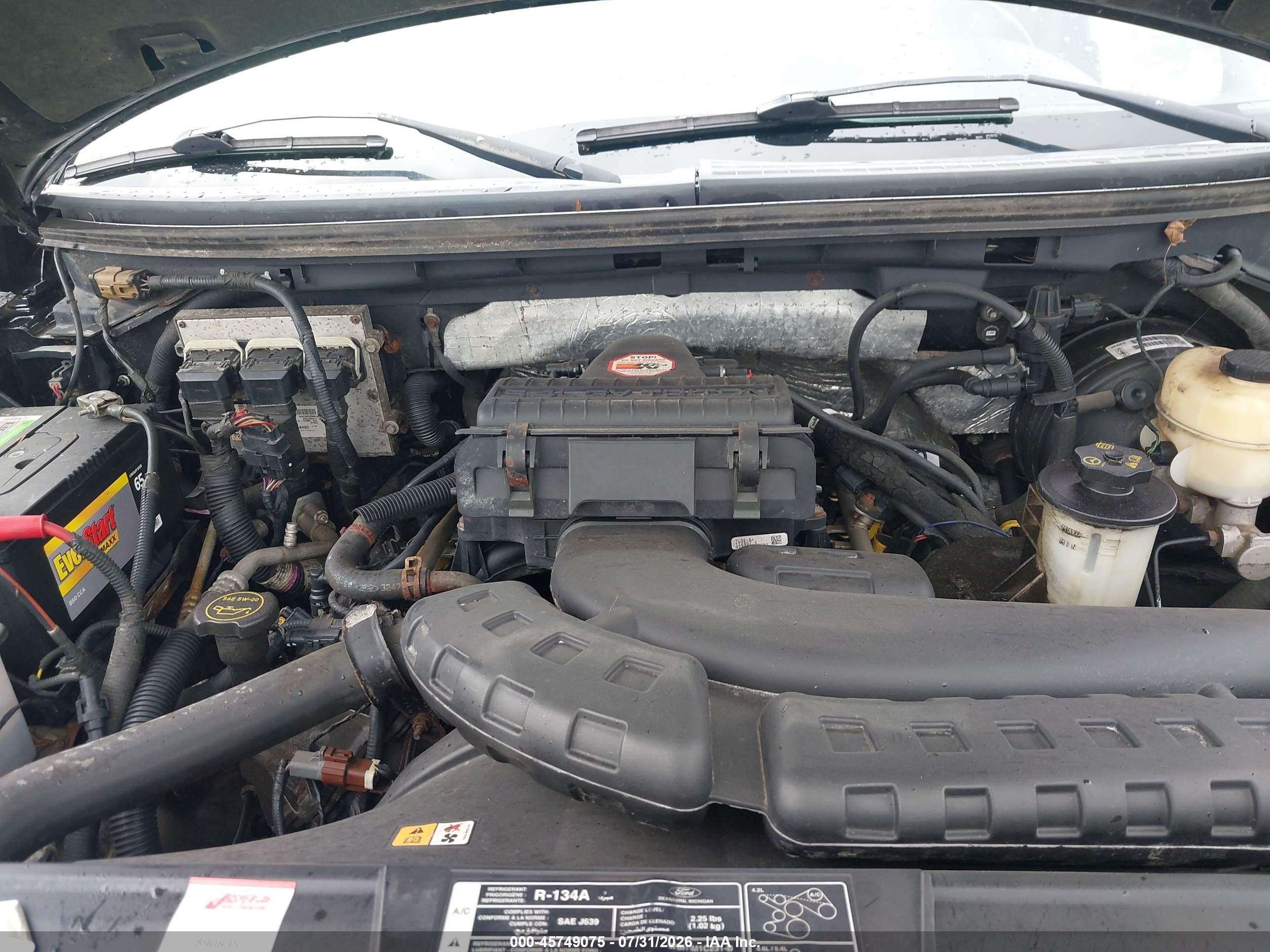 2008 Ford F-150 Black vin: 1FTPW14V08FA89862