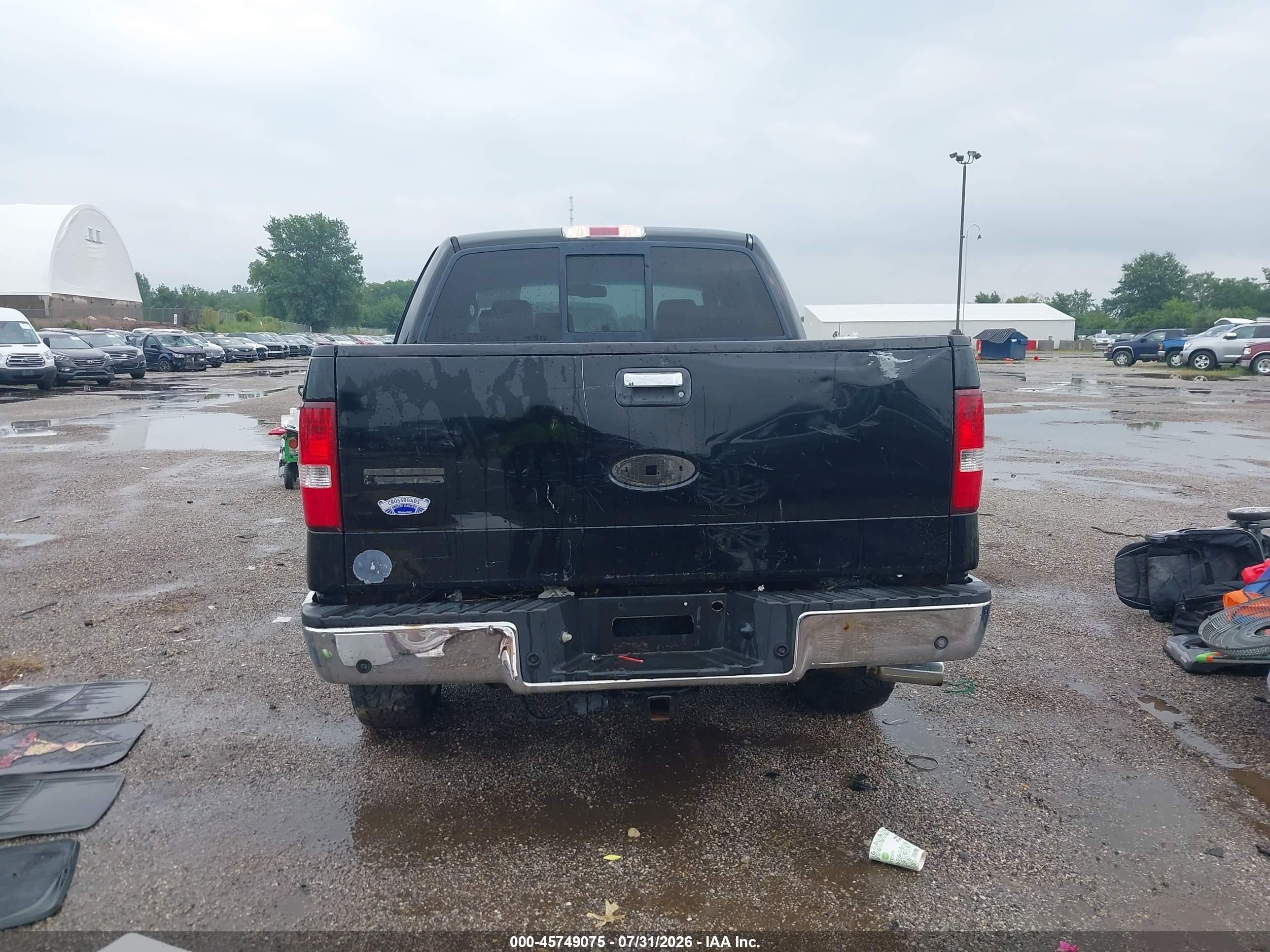 2008 Ford F-150 Black vin: 1FTPW14V08FA89862