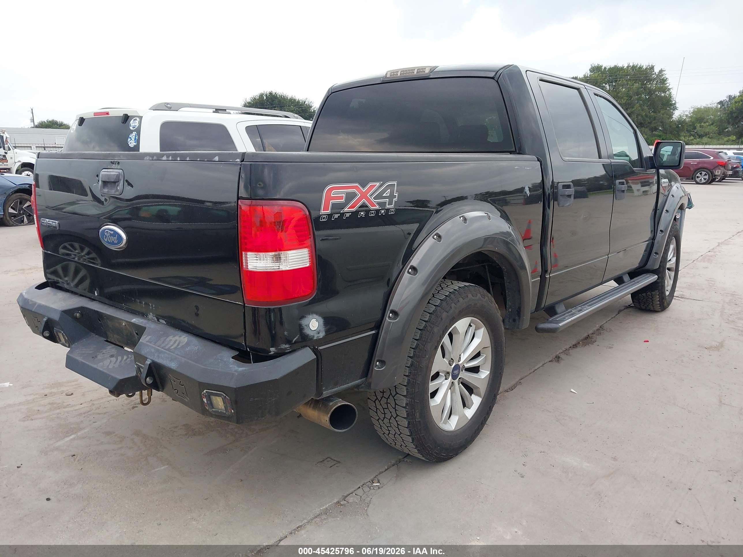 2008 Ford F-150 60th Anniversary/fx4/king Ranch/lariat/xlt Black vin: 1FTPW14V08FA92857