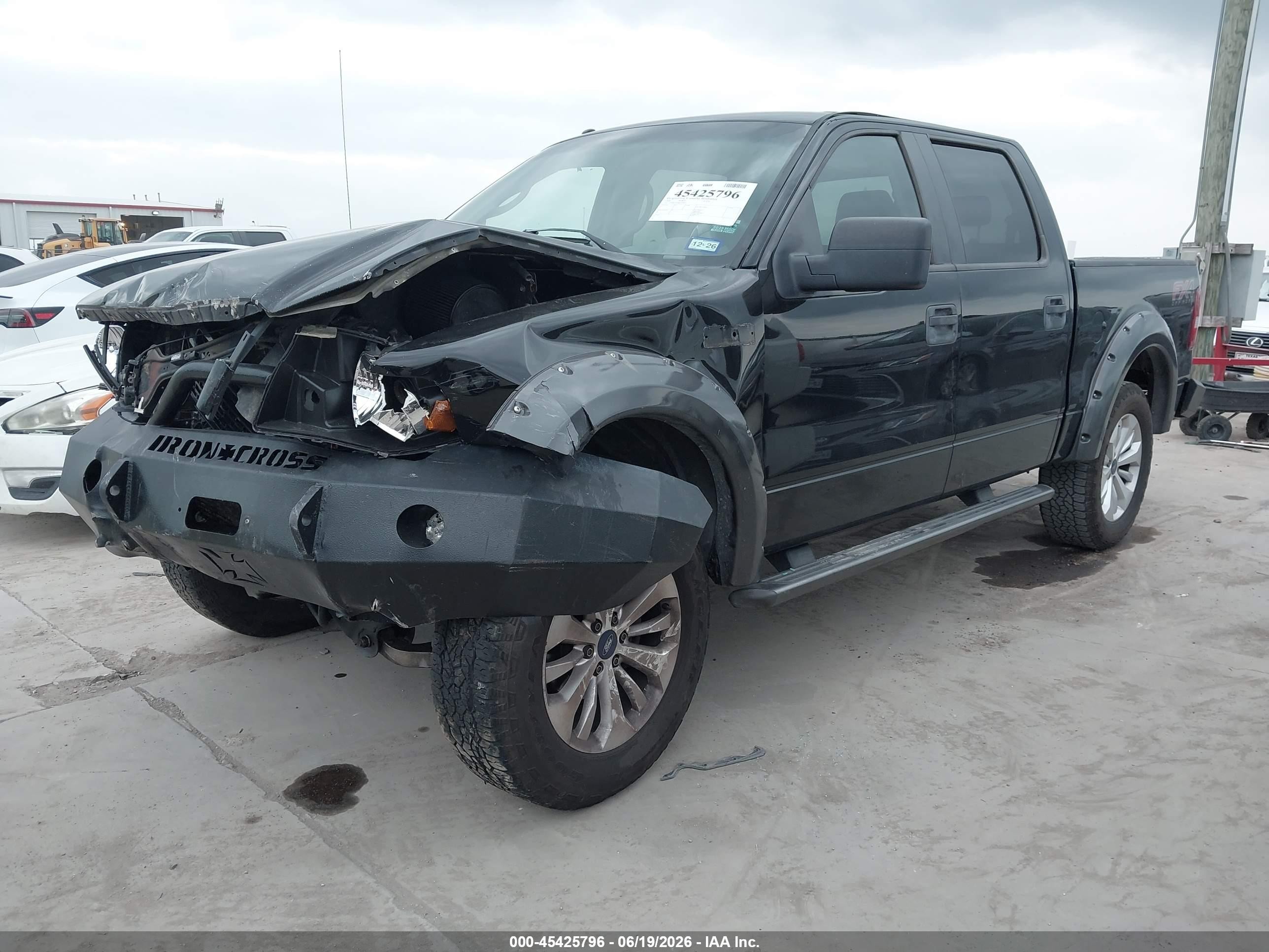 2008 Ford F-150 60th Anniversary/fx4/king Ranch/lariat/xlt Black vin: 1FTPW14V08FA92857
