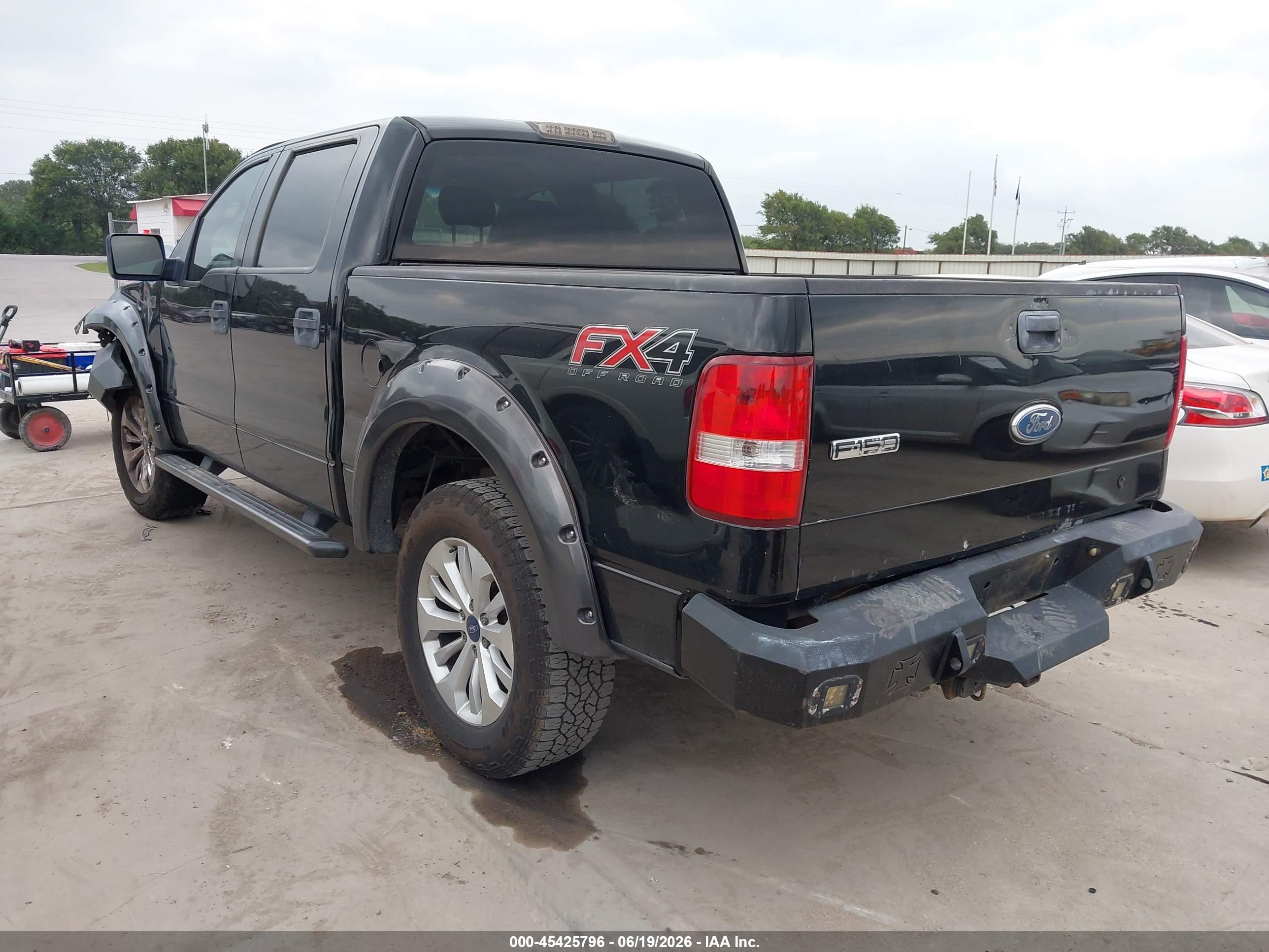 2008 Ford F-150 60th Anniversary/fx4/king Ranch/lariat/xlt Black vin: 1FTPW14V08FA92857