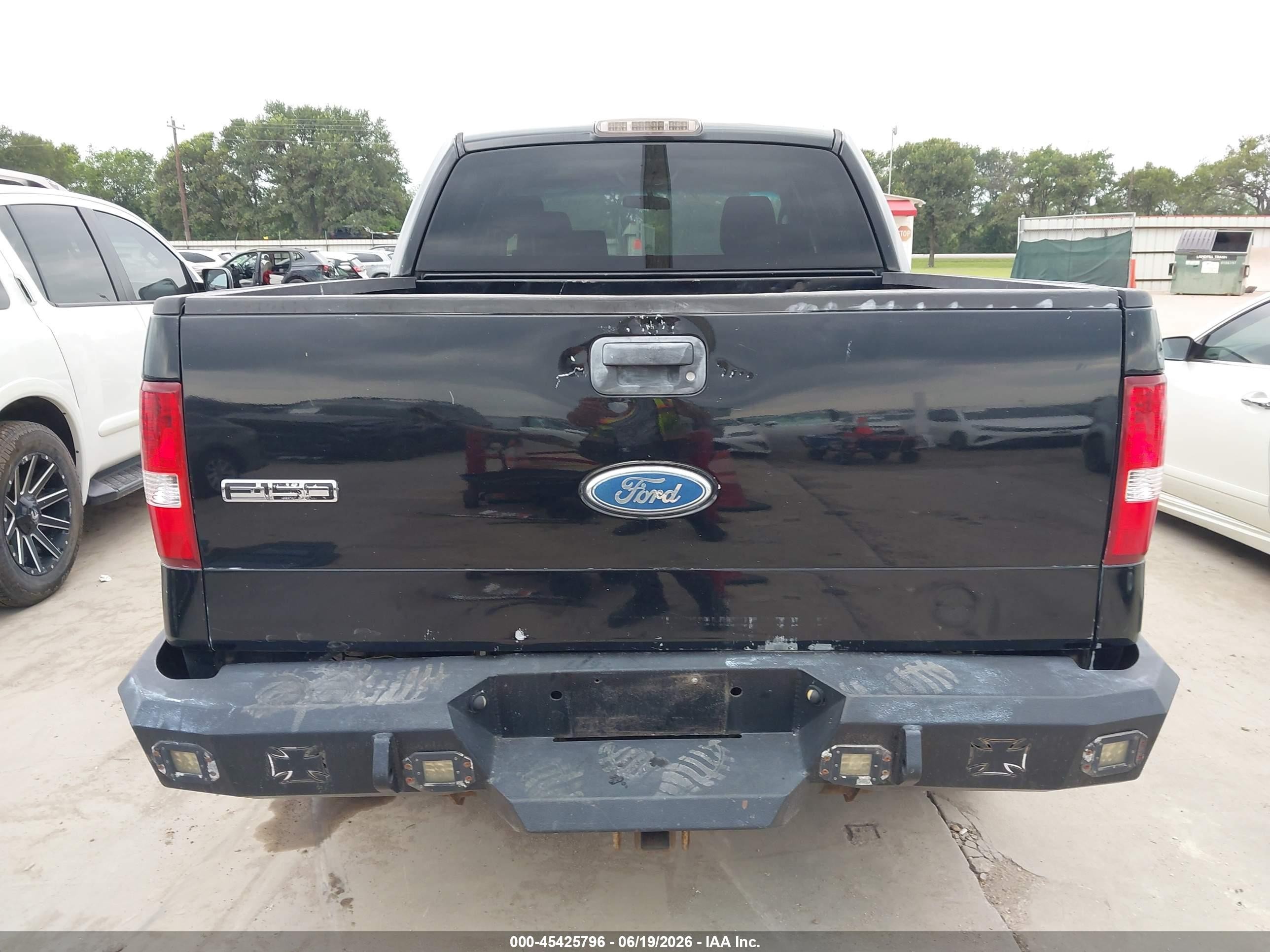 2008 Ford F-150 60th Anniversary/fx4/king Ranch/lariat/xlt Black vin: 1FTPW14V08FA92857