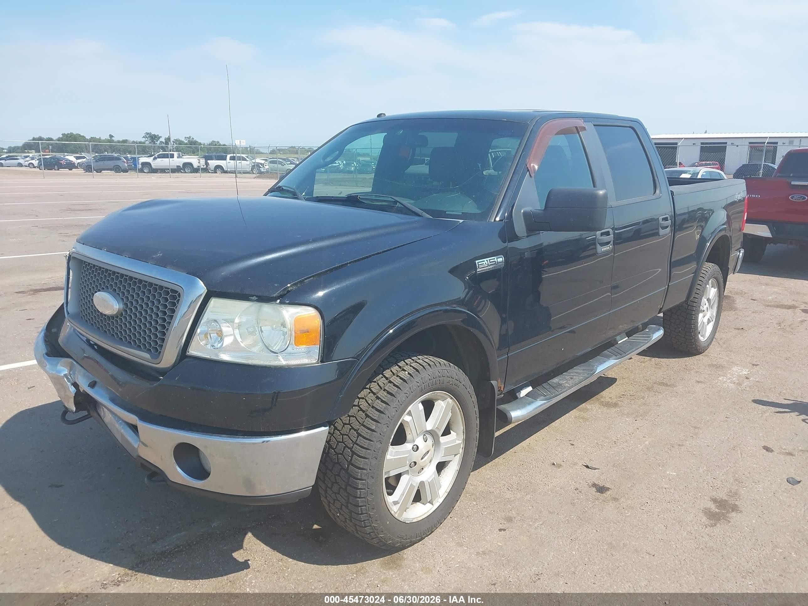 2008 Ford F-150 60th Anniversary/fx4/king Ranch/lariat/xlt Black vin: 1FTPW14V08FB06384