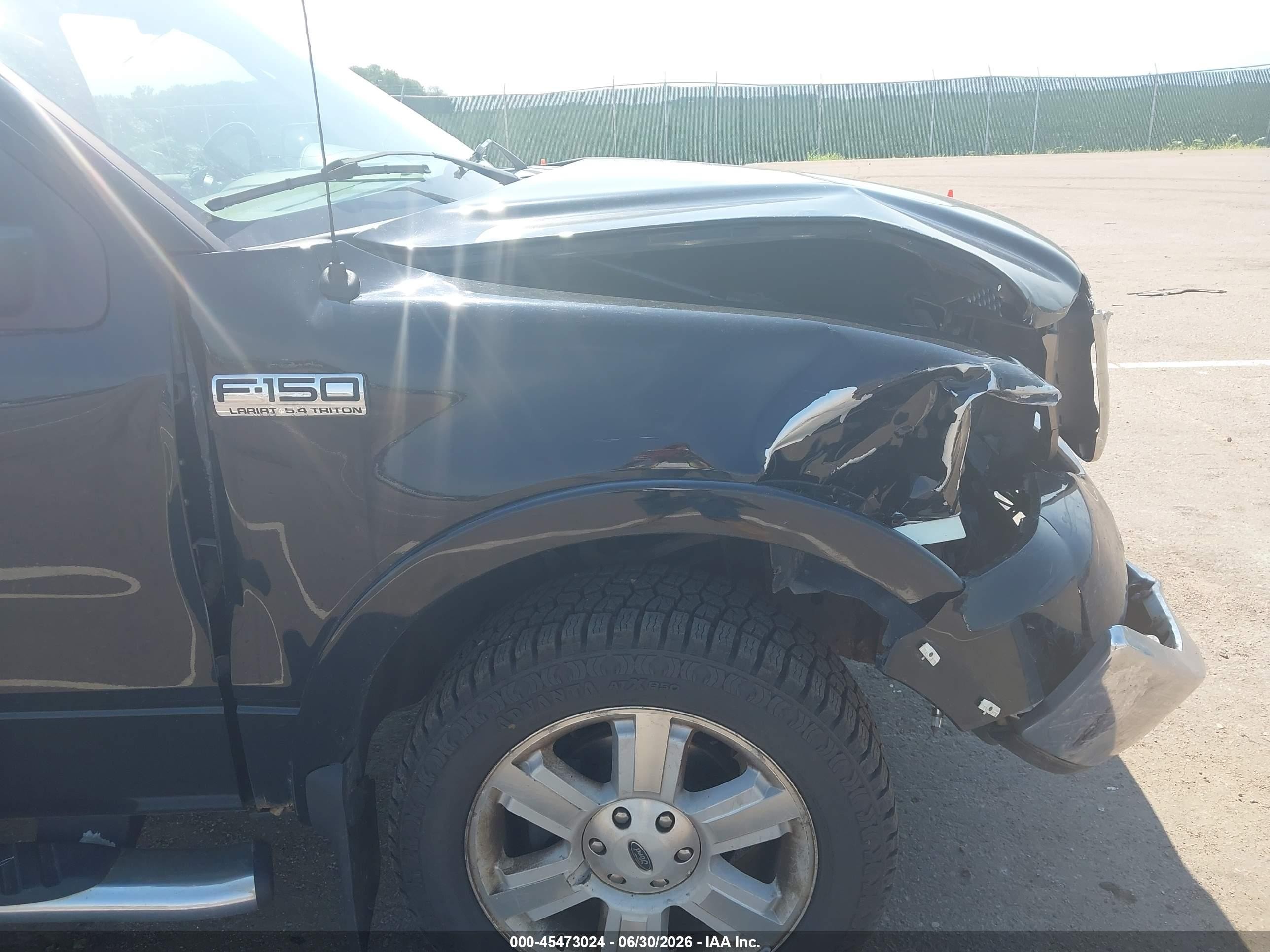2008 Ford F-150 60th Anniversary/fx4/king Ranch/lariat/xlt Black vin: 1FTPW14V08FB06384
