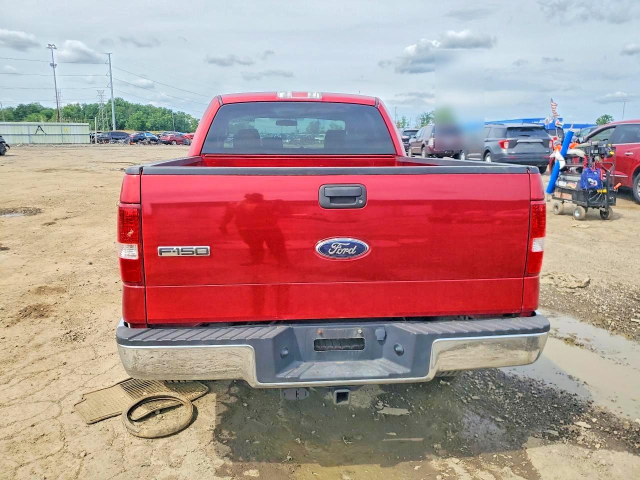 2008 Ford F150 Supercrew Red vin: 1FTPW14V08FB47422