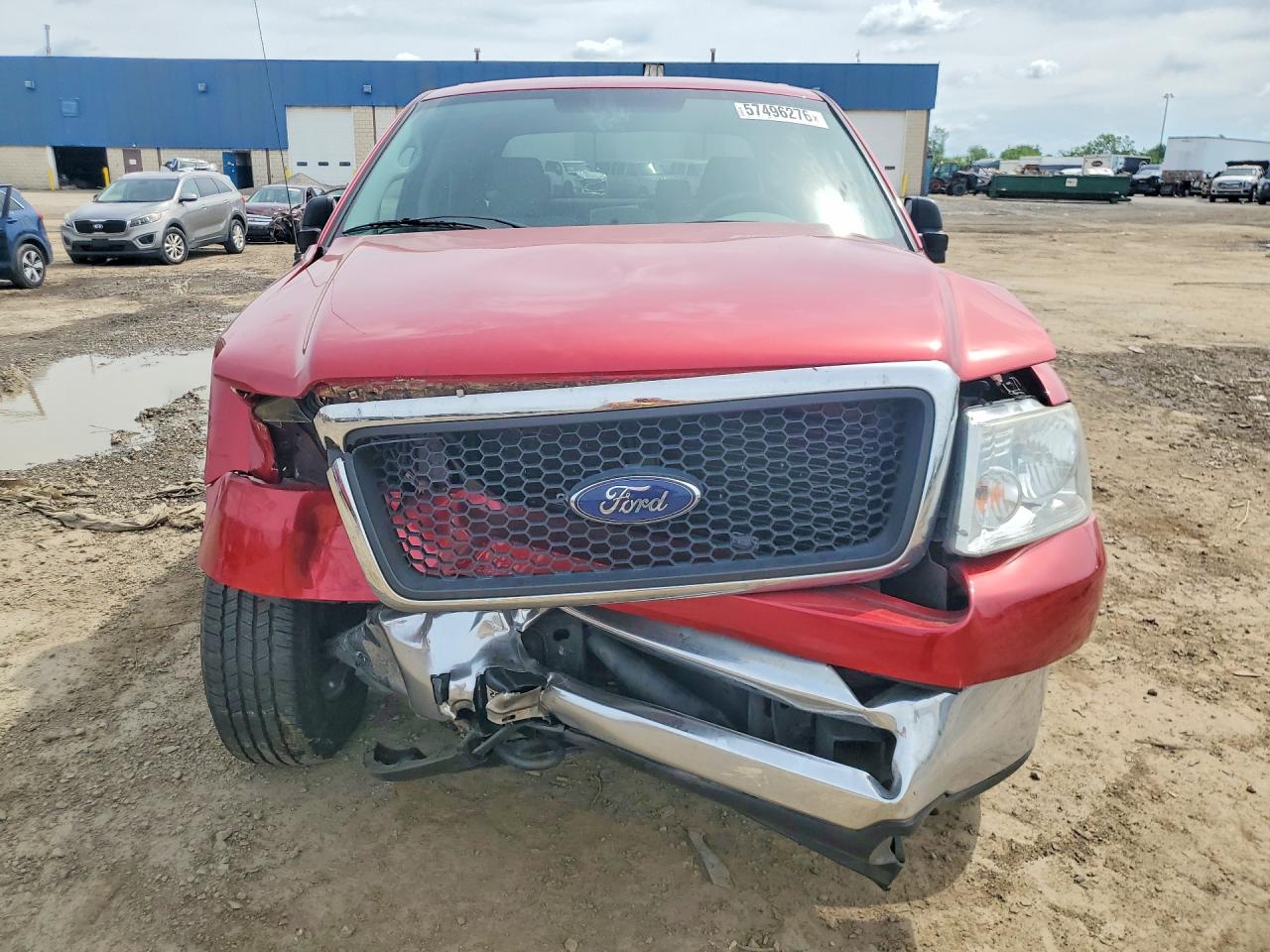 2008 Ford F150 Supercrew Red vin: 1FTPW14V08FB47422