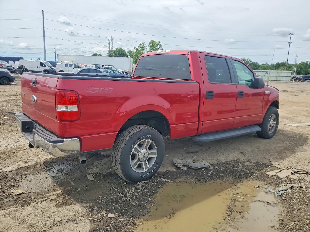 2008 Ford F150 Supercrew Red vin: 1FTPW14V08FB47422
