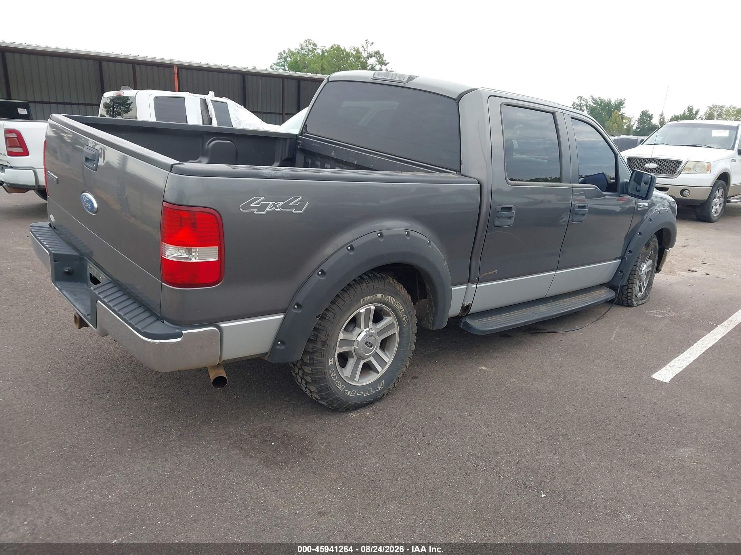 2008 Ford F-150 Xlt Серый vin: 1FTPW14V08FB65032