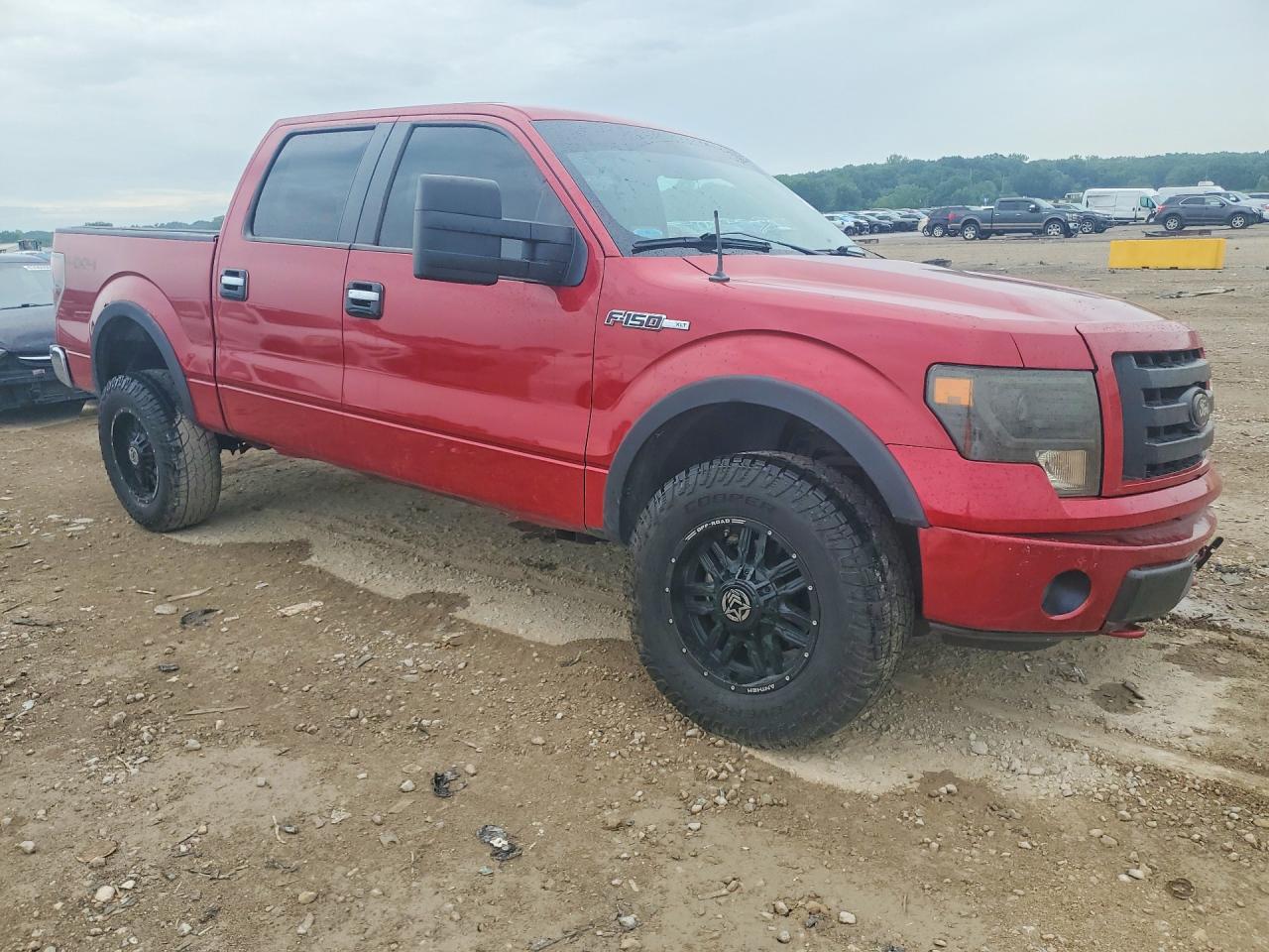 2009 Ford F150 Supercrew Красный vin: 1FTPW14V09FA17738