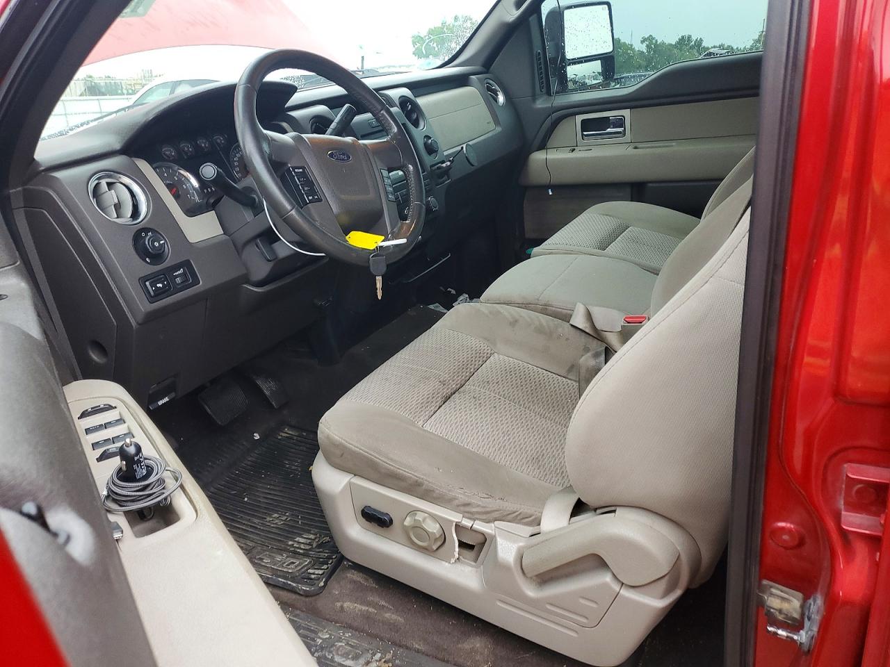 2009 Ford F150 Supercrew Красный vin: 1FTPW14V09FA17738