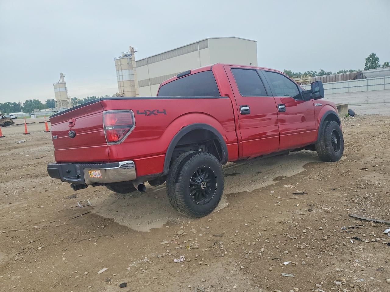 2009 Ford F150 Supercrew Красный vin: 1FTPW14V09FA17738