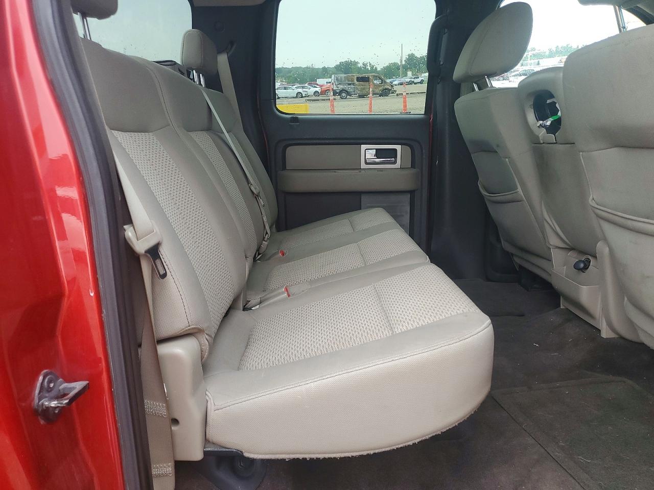 2009 Ford F150 Supercrew Красный vin: 1FTPW14V09FA17738