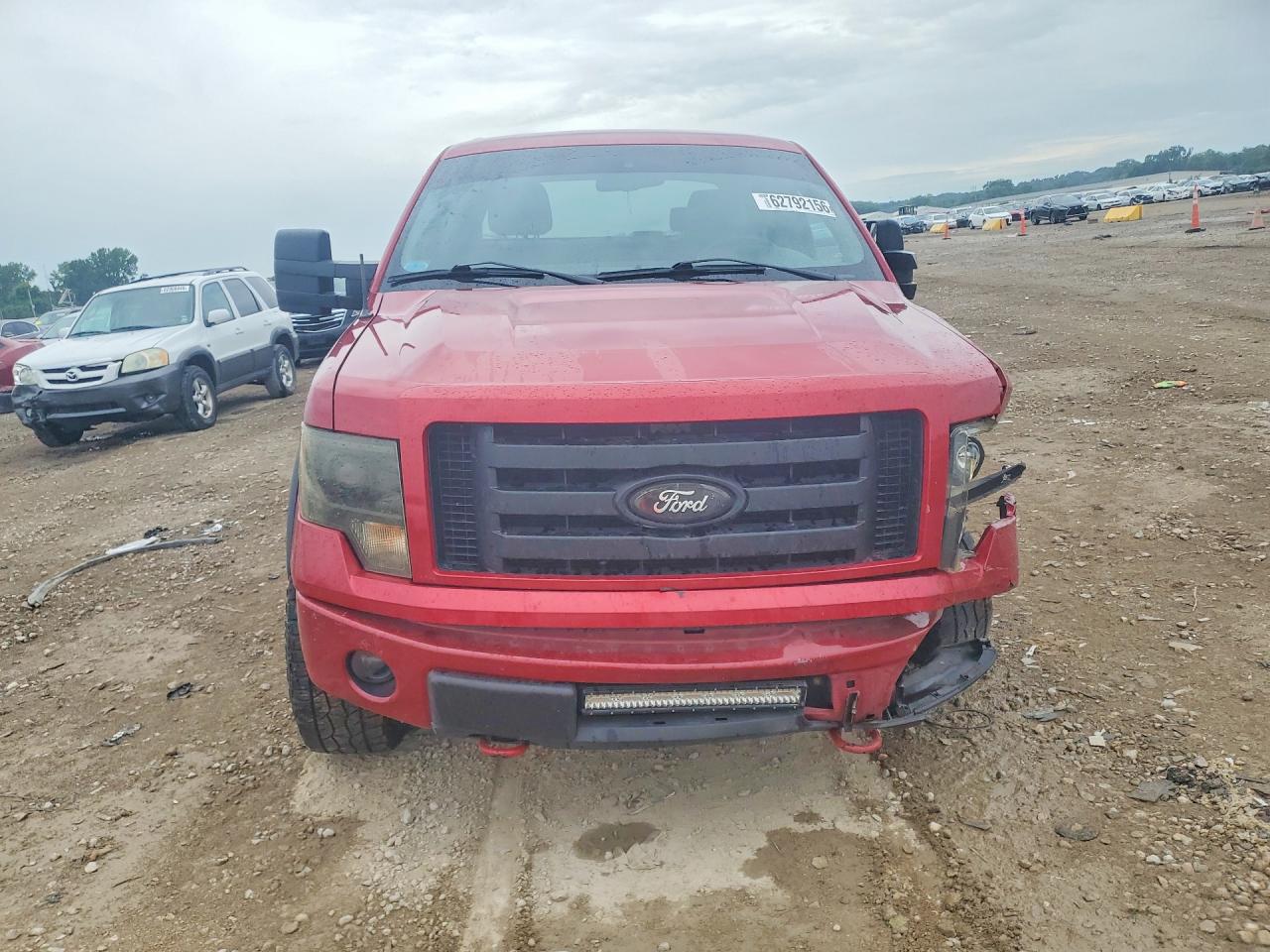 2009 Ford F150 Supercrew Красный vin: 1FTPW14V09FA17738
