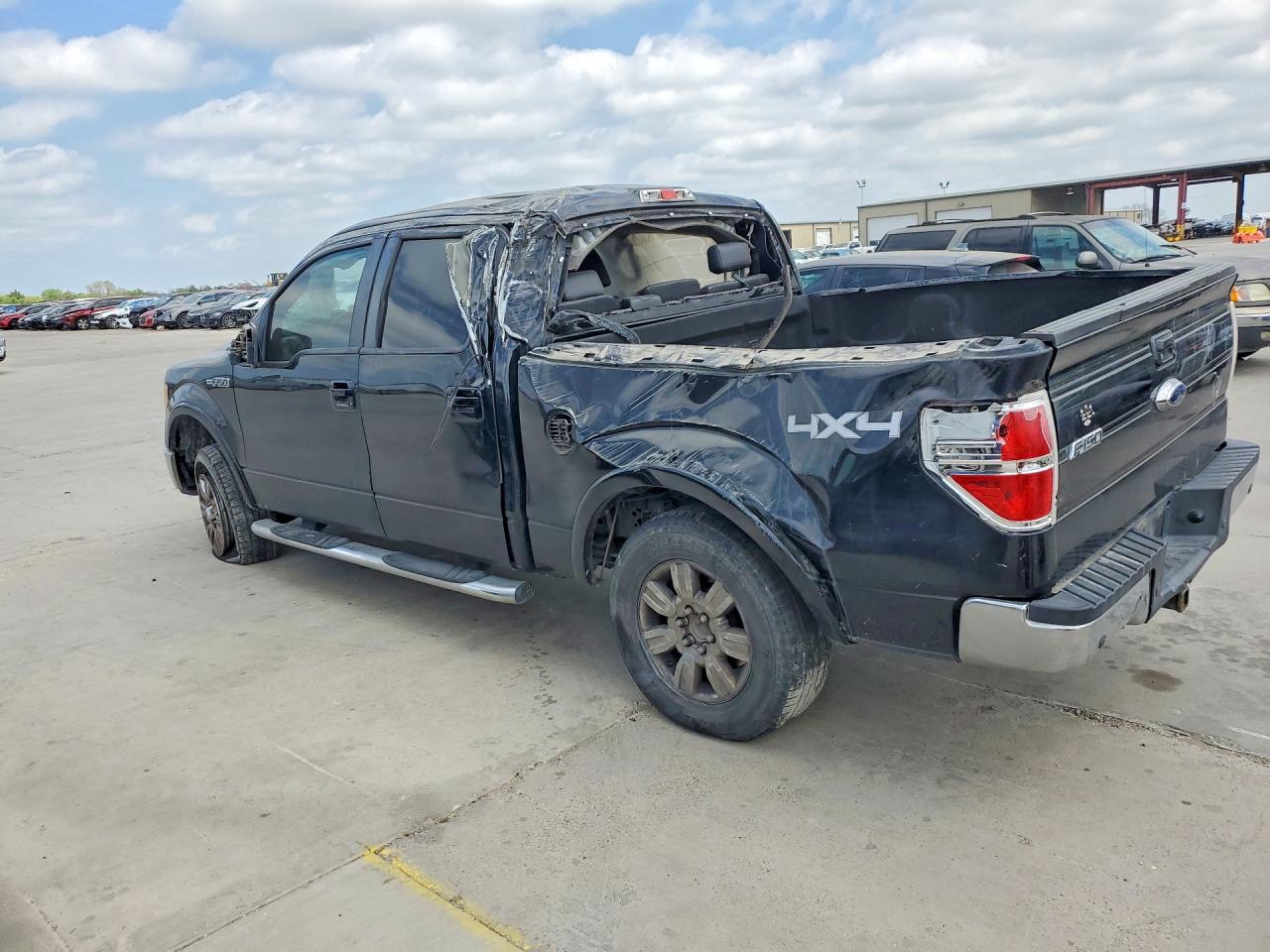2009 Ford F150 Supercrew Black vin: 1FTPW14V09FA25497