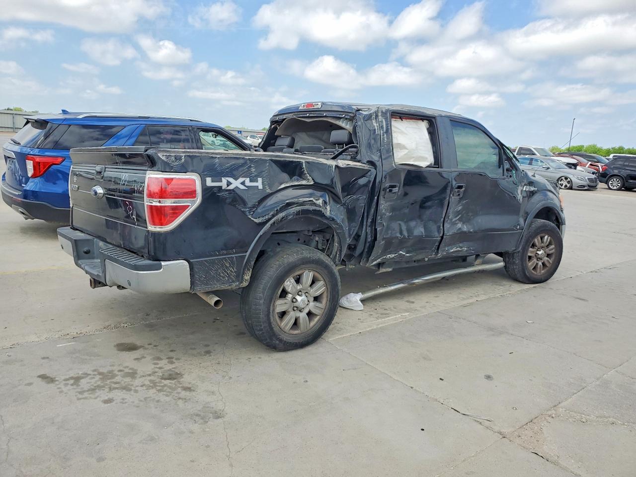 2009 Ford F150 Supercrew Black vin: 1FTPW14V09FA25497