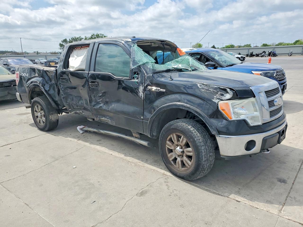 2009 Ford F150 Supercrew Black vin: 1FTPW14V09FA25497