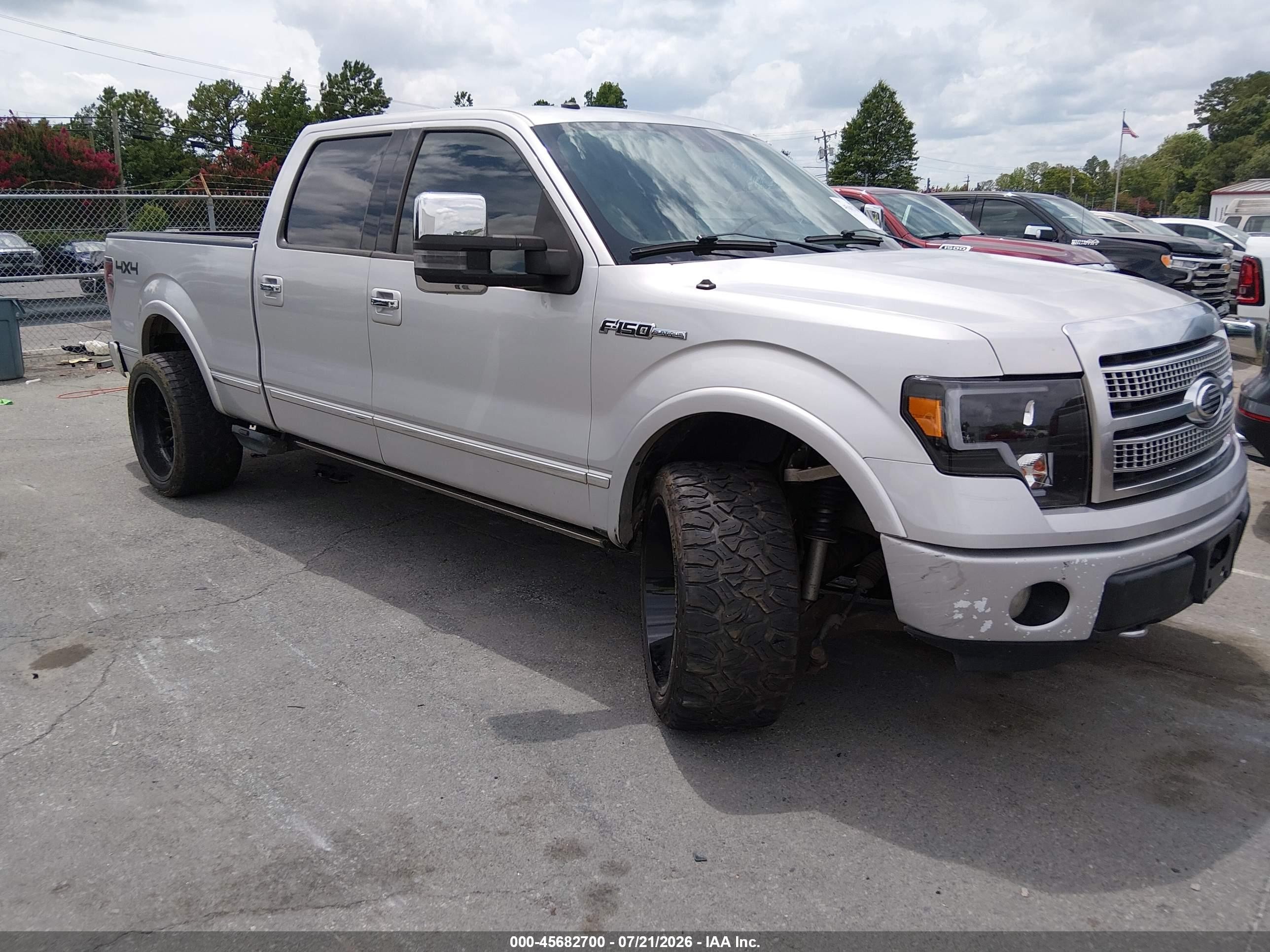2009 Ford F-150 Fx4/king Ranch/lariat/platinum/xl/xlt Silver vin: 1FTPW14V09FA38623