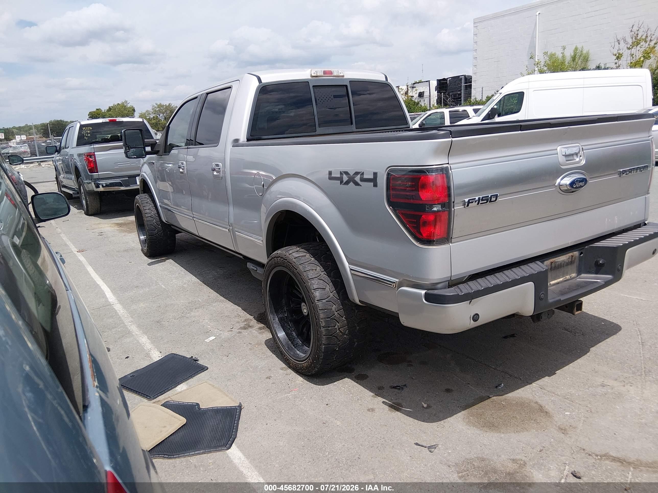 2009 Ford F-150 Fx4/king Ranch/lariat/platinum/xl/xlt Silver vin: 1FTPW14V09FA38623