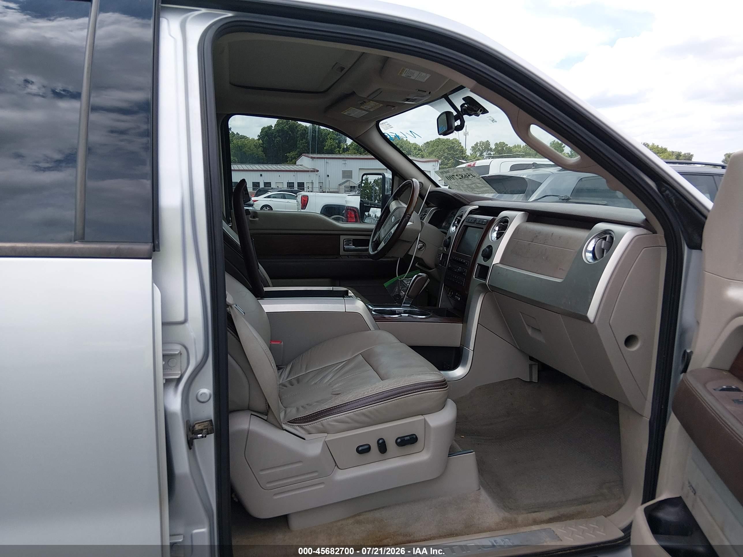 2009 Ford F-150 Fx4/king Ranch/lariat/platinum/xl/xlt Silver vin: 1FTPW14V09FA38623