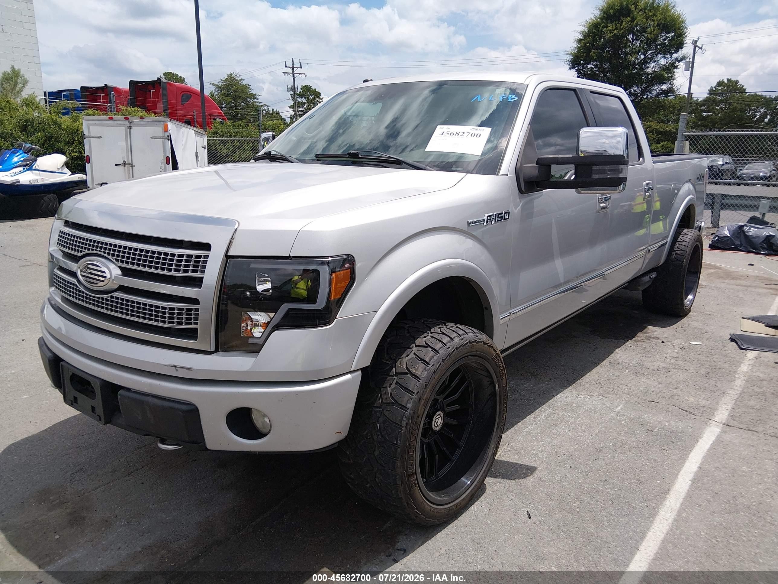2009 Ford F-150 Fx4/king Ranch/lariat/platinum/xl/xlt Silver vin: 1FTPW14V09FA38623