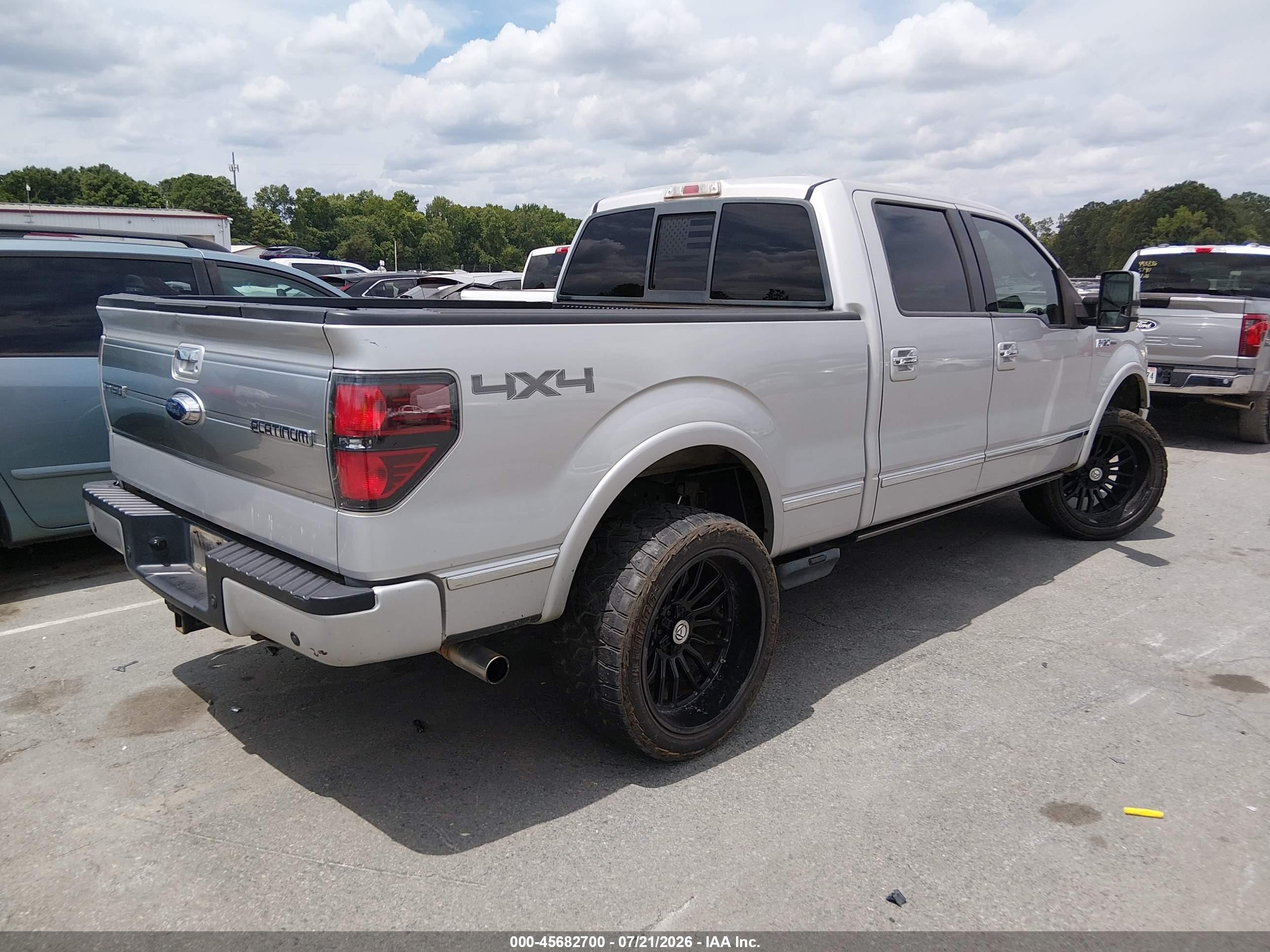 2009 Ford F-150 Fx4/king Ranch/lariat/platinum/xl/xlt Silver vin: 1FTPW14V09FA38623