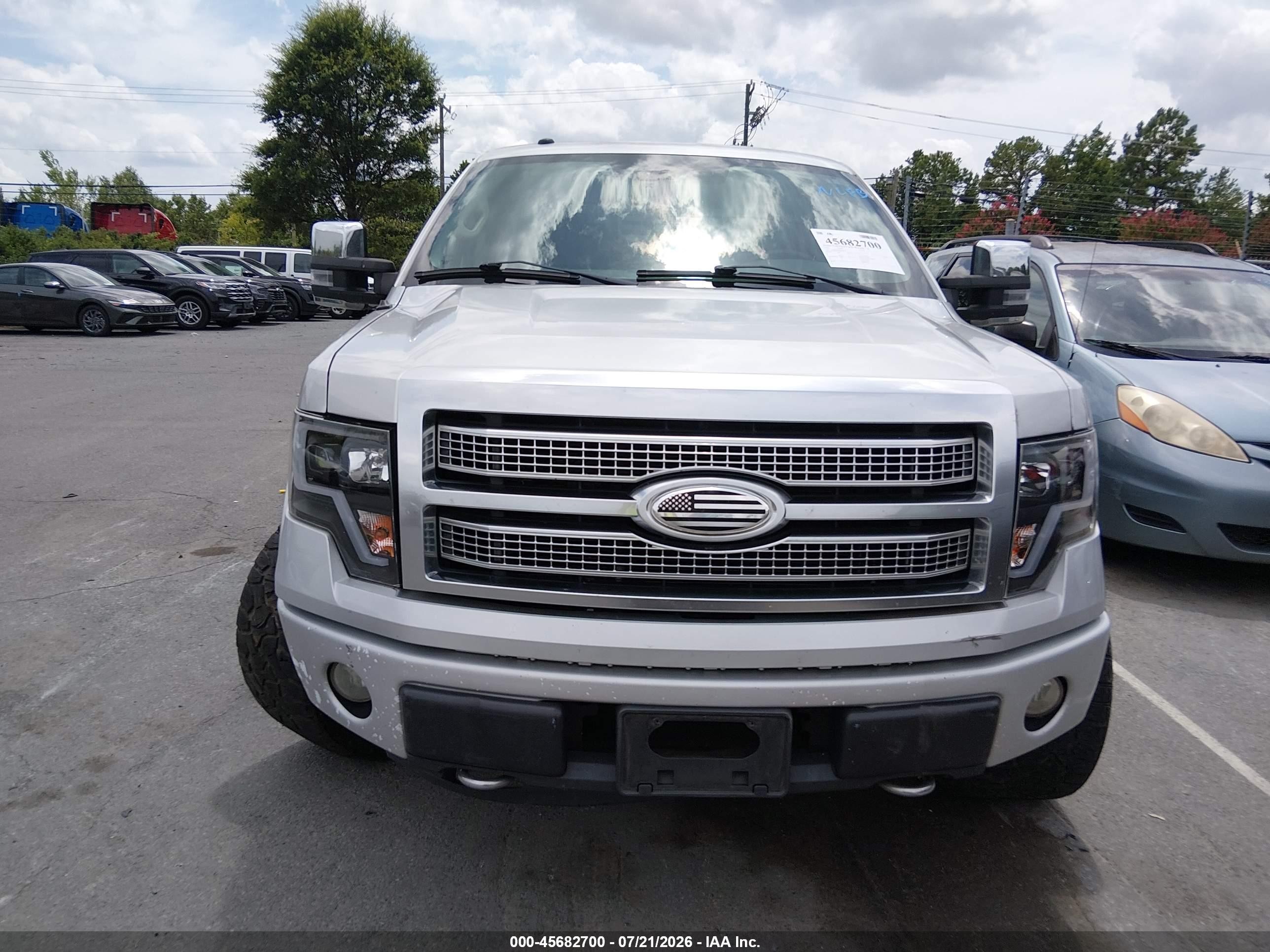 2009 Ford F-150 Fx4/king Ranch/lariat/platinum/xl/xlt Silver vin: 1FTPW14V09FA38623