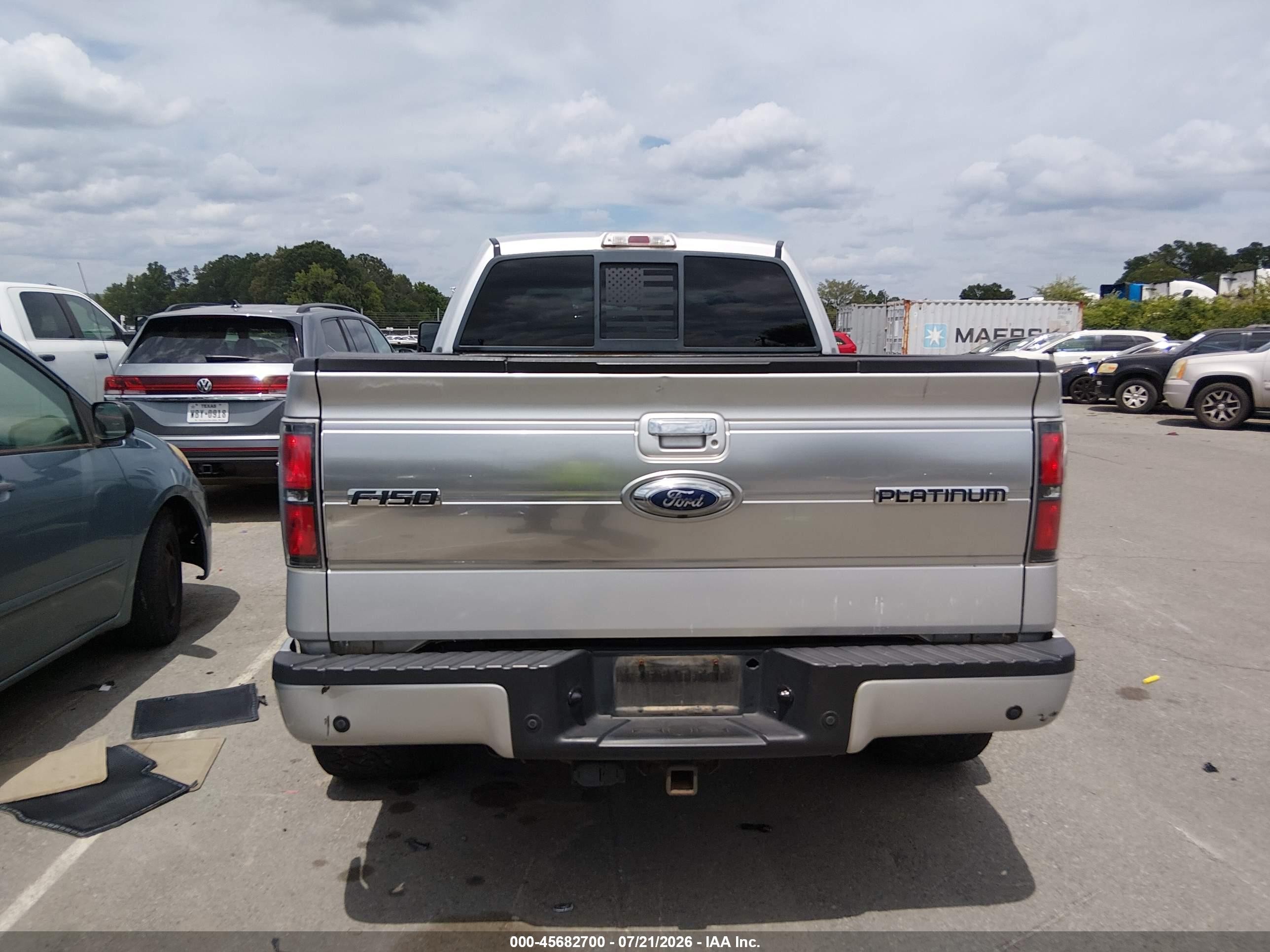 2009 Ford F-150 Fx4/king Ranch/lariat/platinum/xl/xlt Silver vin: 1FTPW14V09FA38623