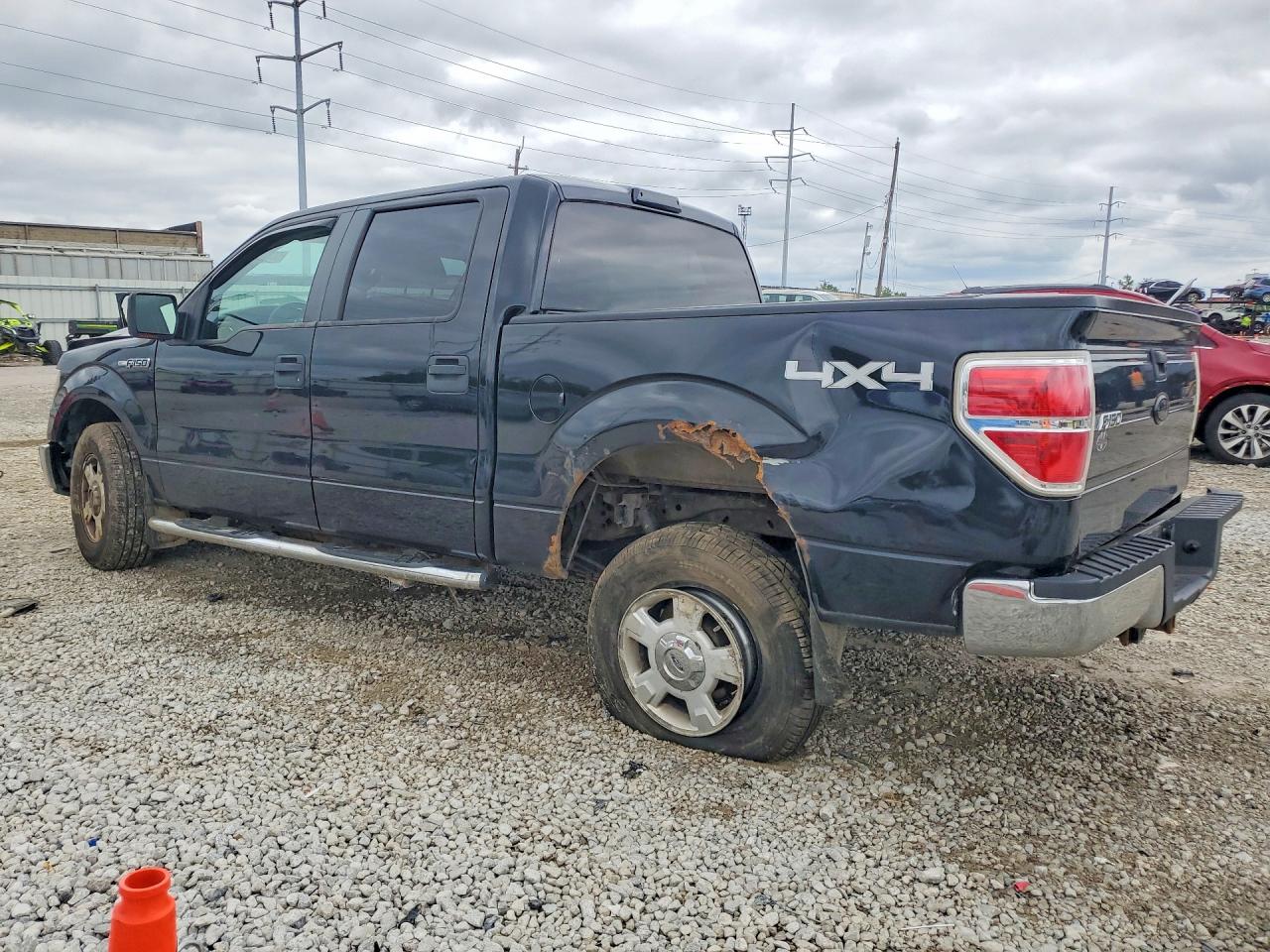 2009 Ford F150 Supercrew Black vin: 1FTPW14V09FA57429
