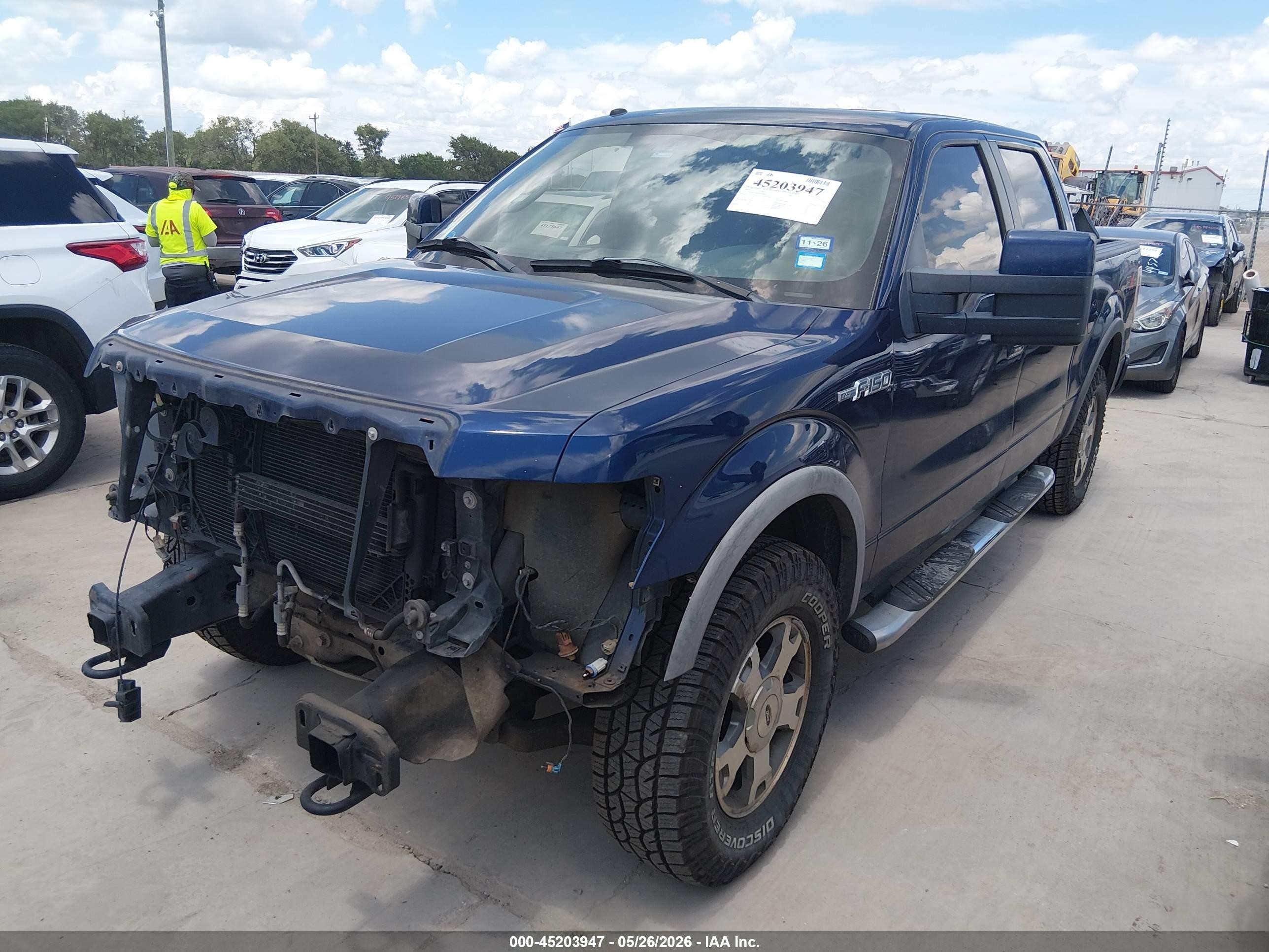 2009 Ford F-150 Fx4/king Ranch/lariat/platinum/xl/xlt Blue vin: 1FTPW14V09FA59018