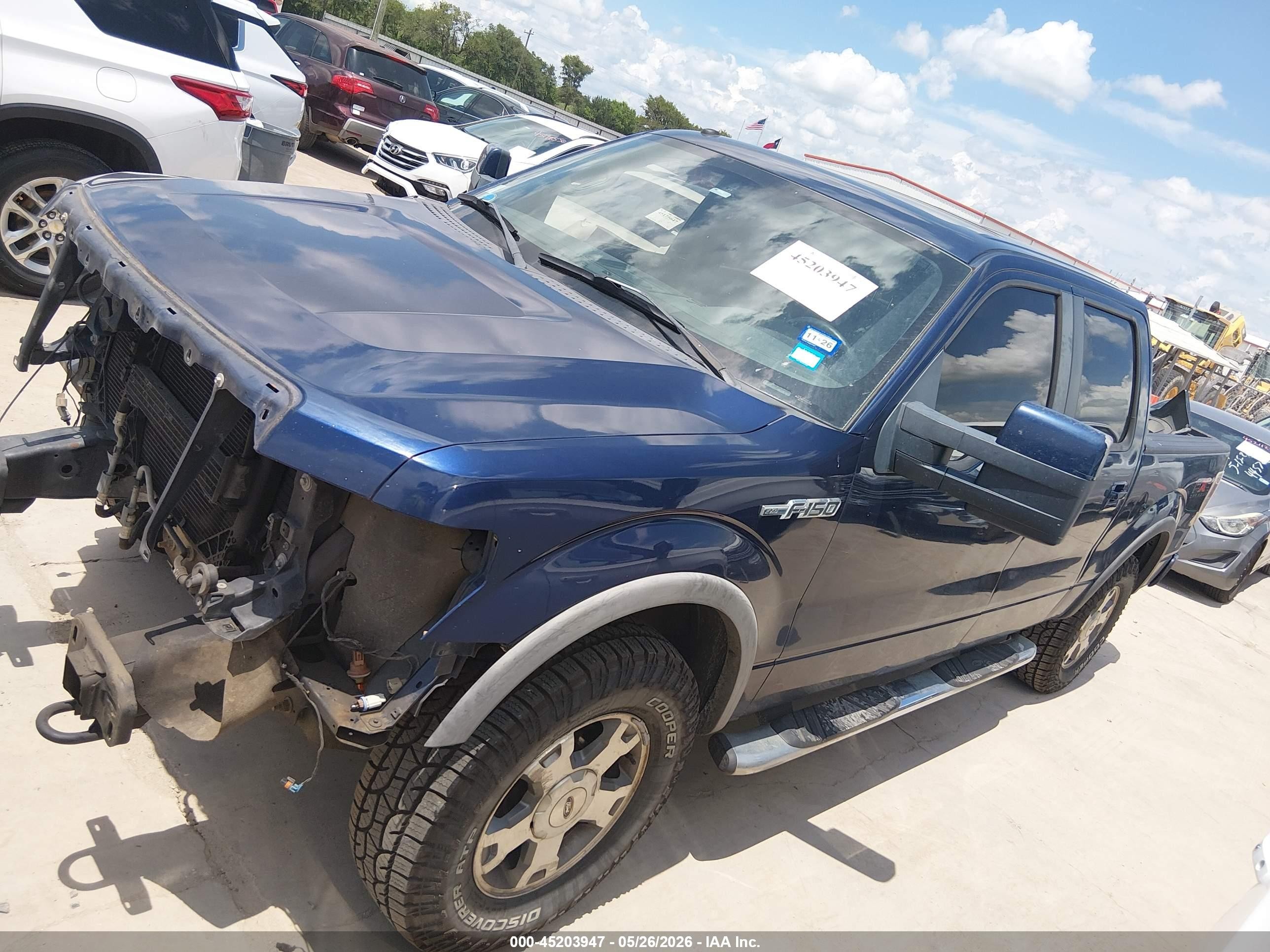 2009 Ford F-150 Fx4/king Ranch/lariat/platinum/xl/xlt Blue vin: 1FTPW14V09FA59018