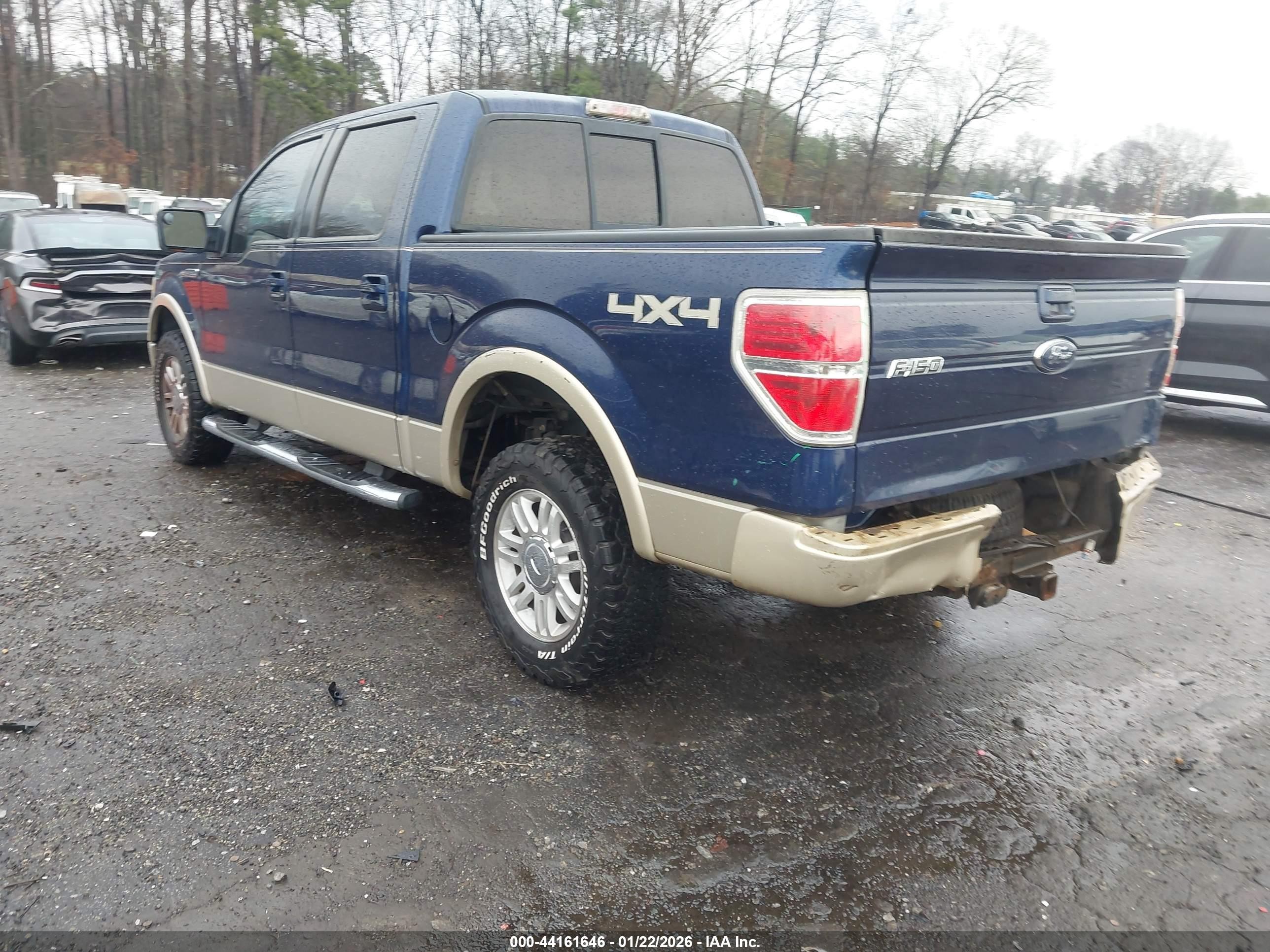 2009 Ford F-150 Fx4/lariat/xl/xlt Blue vin: 1FTPW14V09FA72495