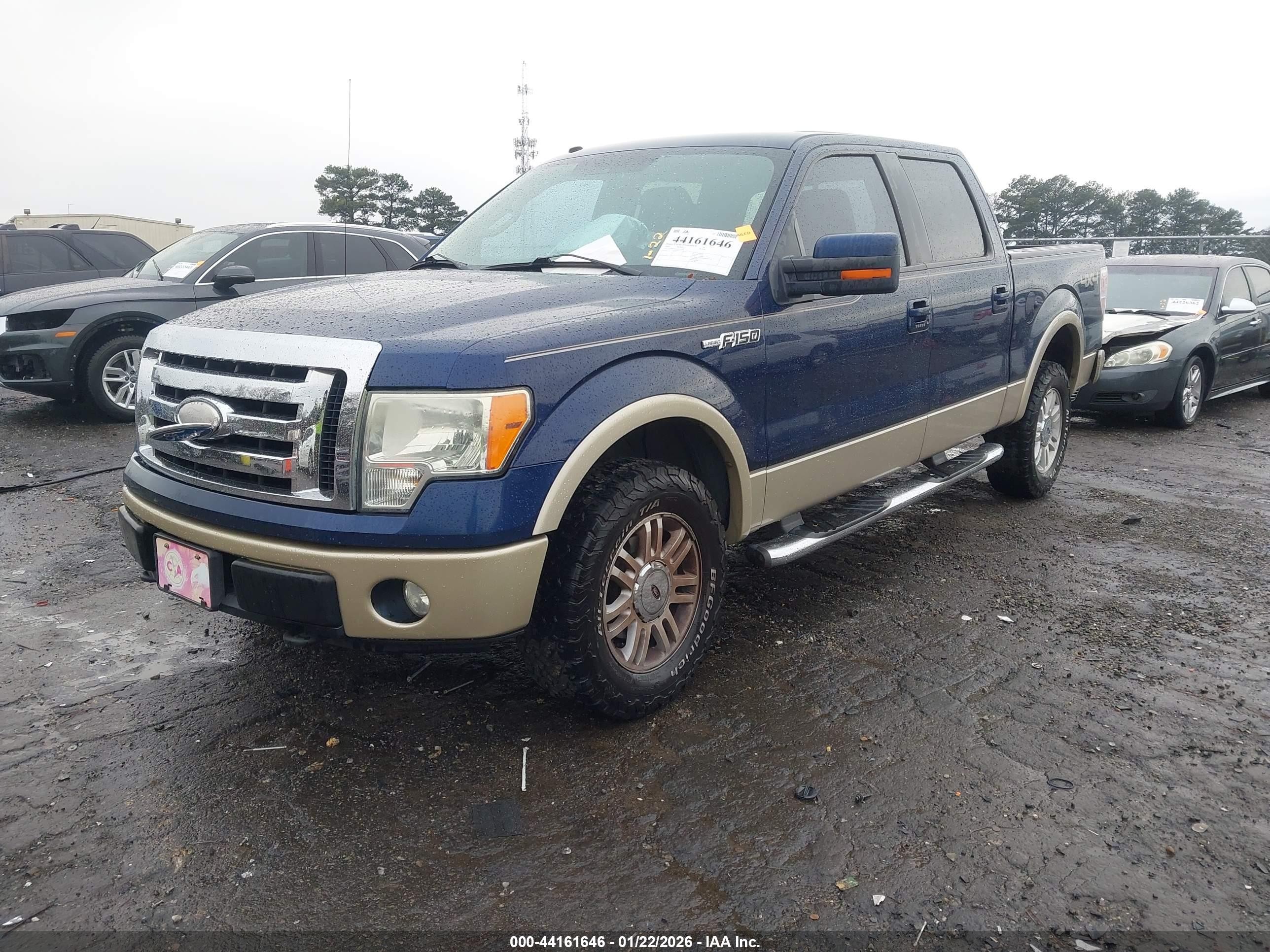 2009 Ford F-150 Fx4/lariat/xl/xlt Blue vin: 1FTPW14V09FA72495