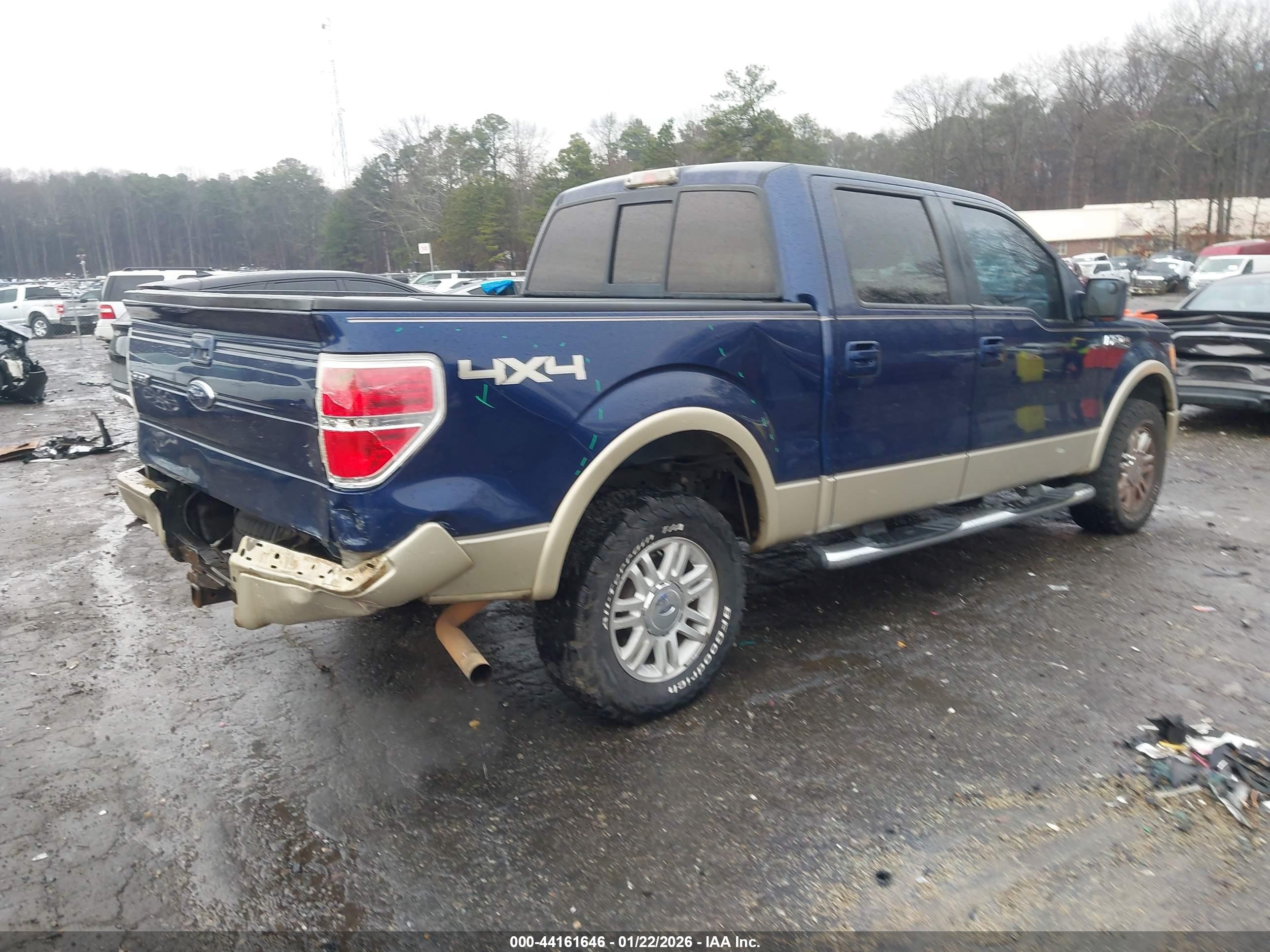 2009 Ford F-150 Fx4/lariat/xl/xlt Blue vin: 1FTPW14V09FA72495