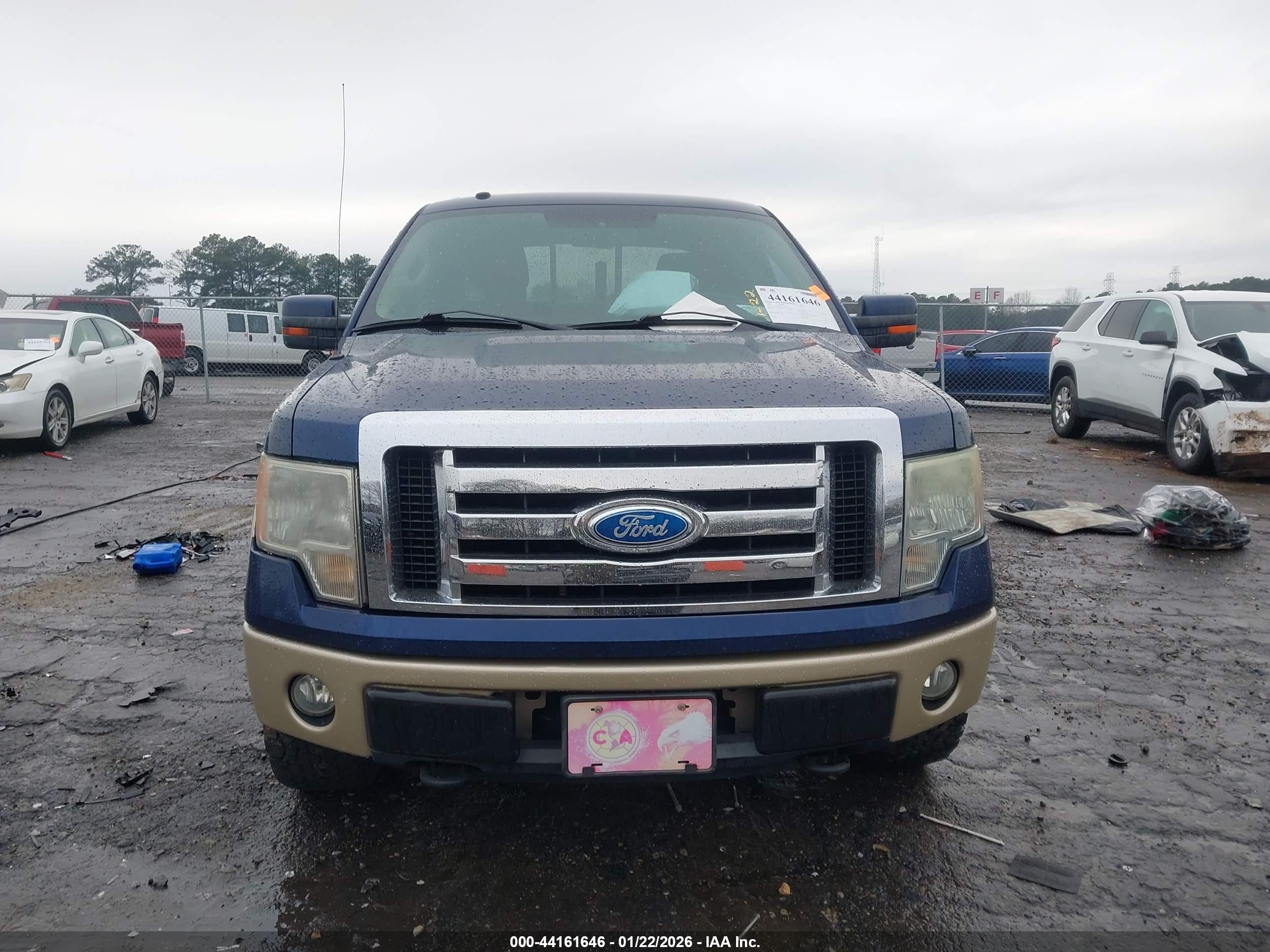 2009 Ford F-150 Fx4/lariat/xl/xlt Blue vin: 1FTPW14V09FA72495