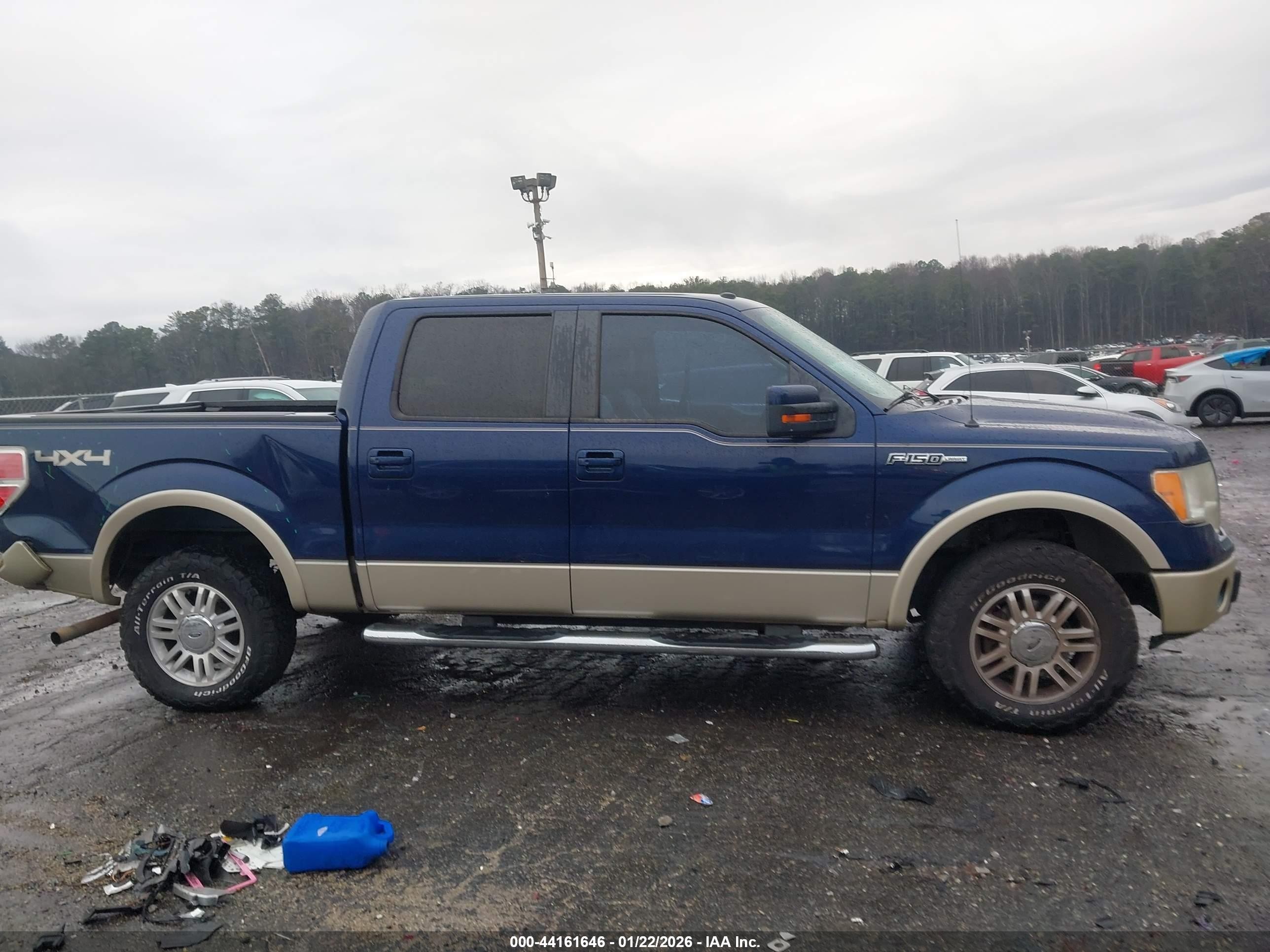 2009 Ford F-150 Fx4/lariat/xl/xlt Blue vin: 1FTPW14V09FA72495