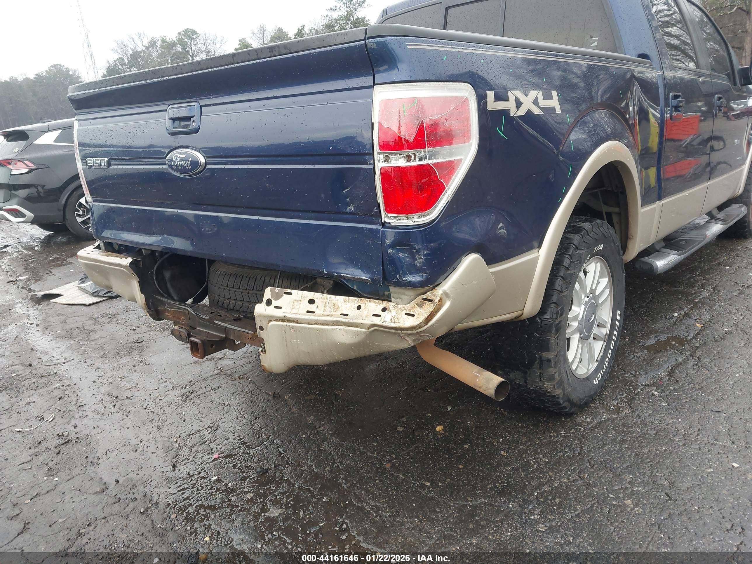 2009 Ford F-150 Fx4/lariat/xl/xlt Blue vin: 1FTPW14V09FA72495