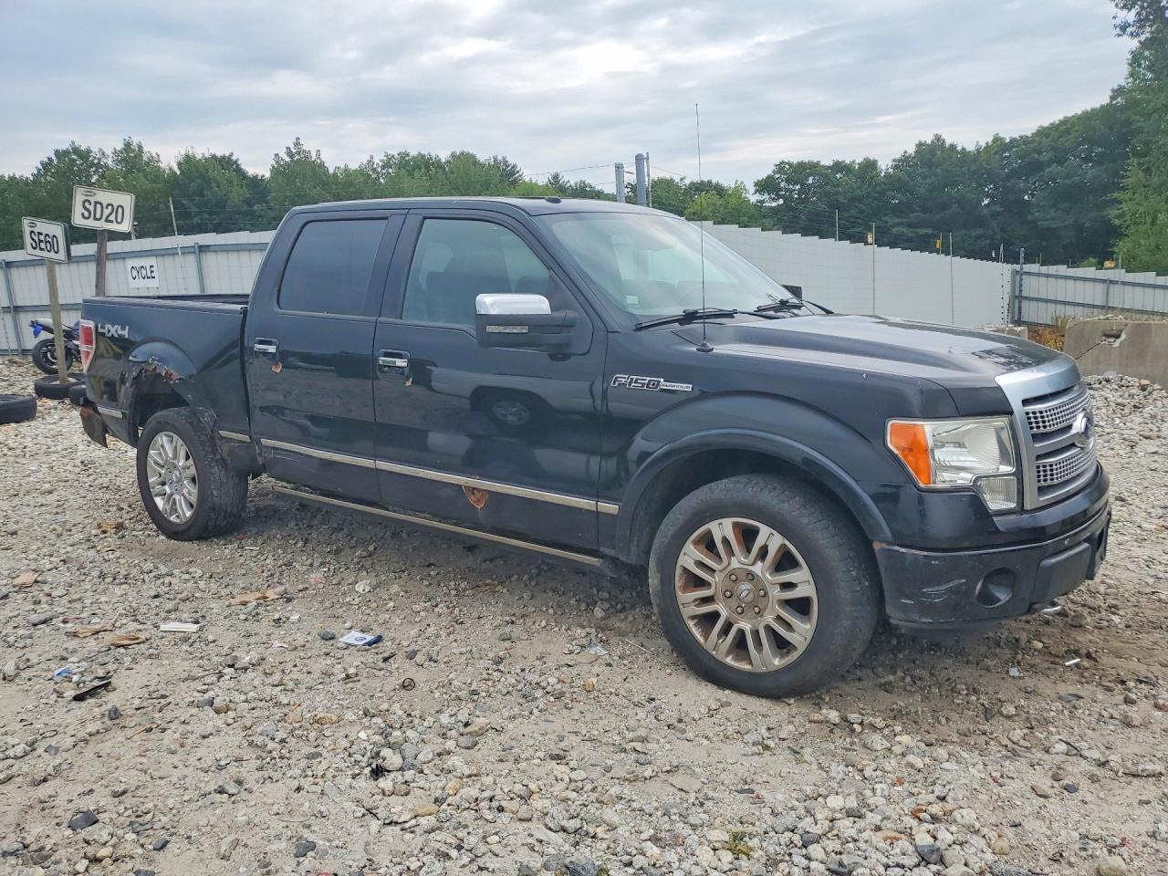 2009 Ford F150 Supercrew Black vin: 1FTPW14V09FA72559