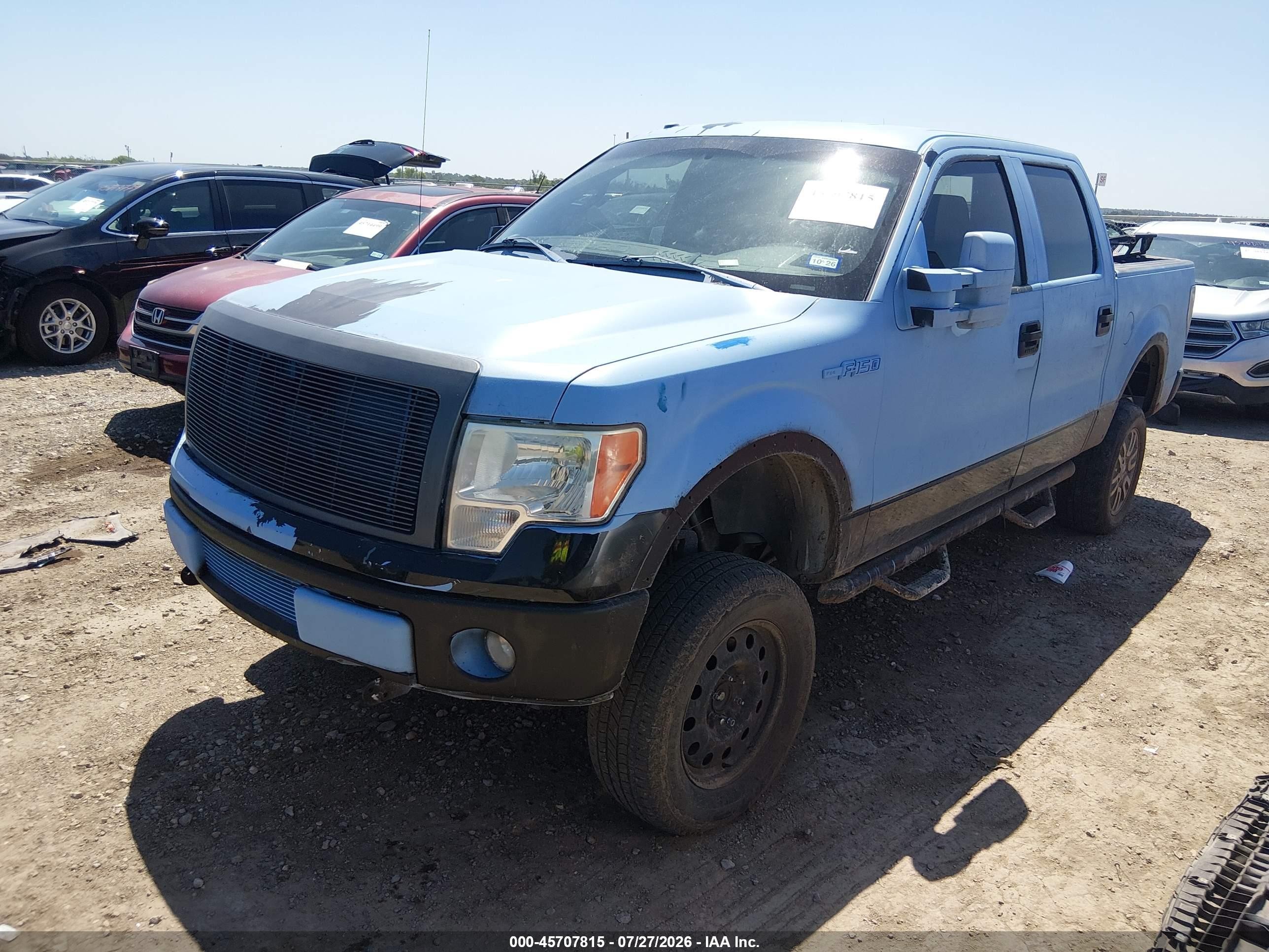 2009 Ford F-150 Fx4/king Ranch/lariat/platinum/xl/xlt Синий vin: 1FTPW14V09FA99311