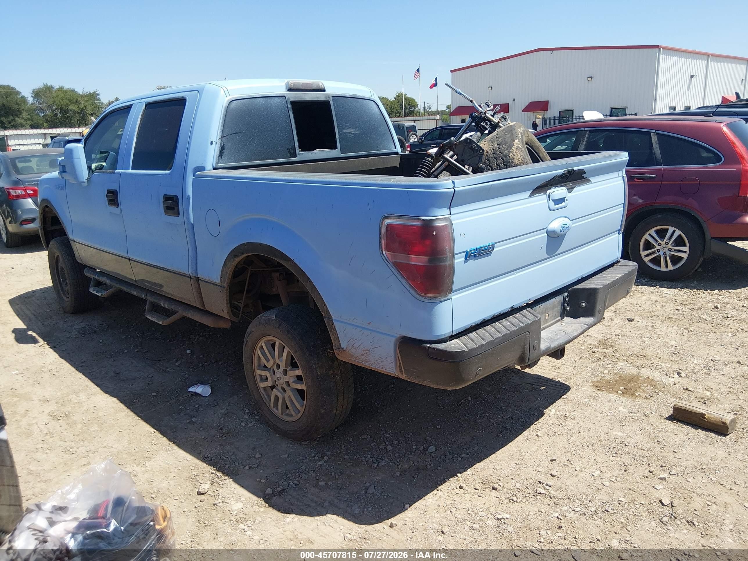 2009 Ford F-150 Fx4/king Ranch/lariat/platinum/xl/xlt Синий vin: 1FTPW14V09FA99311