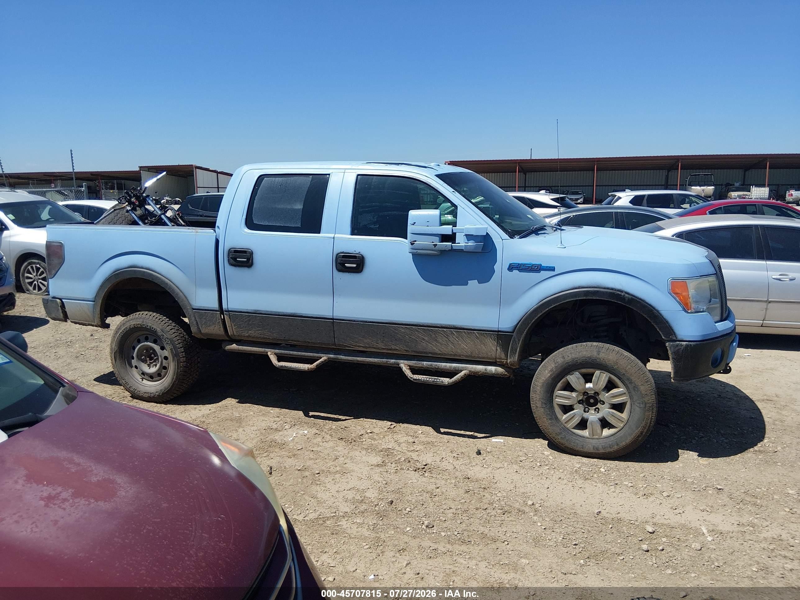 2009 Ford F-150 Fx4/king Ranch/lariat/platinum/xl/xlt Синий vin: 1FTPW14V09FA99311